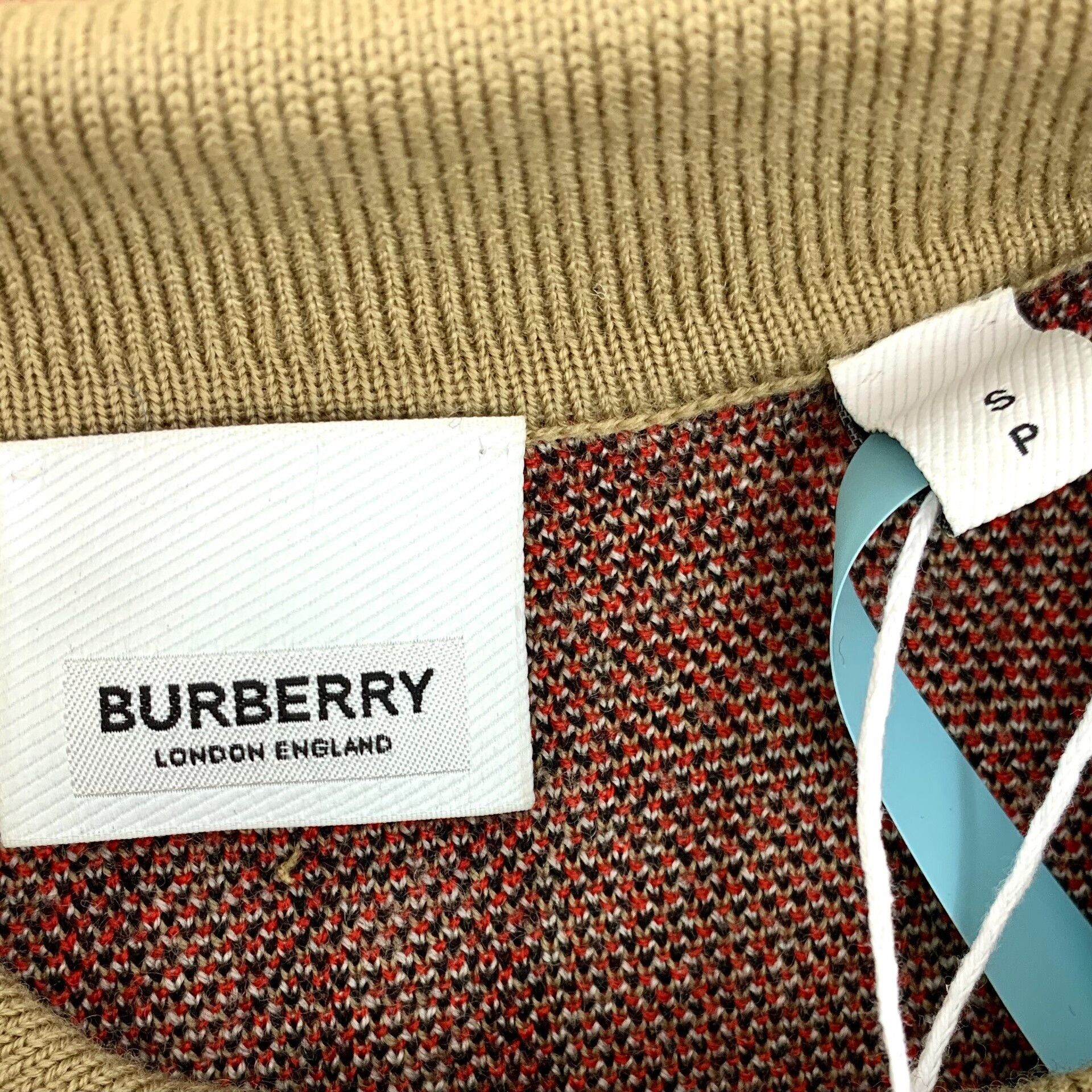 Burberry Burberry Wool Plaid Brown Sweater S Men Size US S / EU 44-46 / 1 - 7 Thumbnail