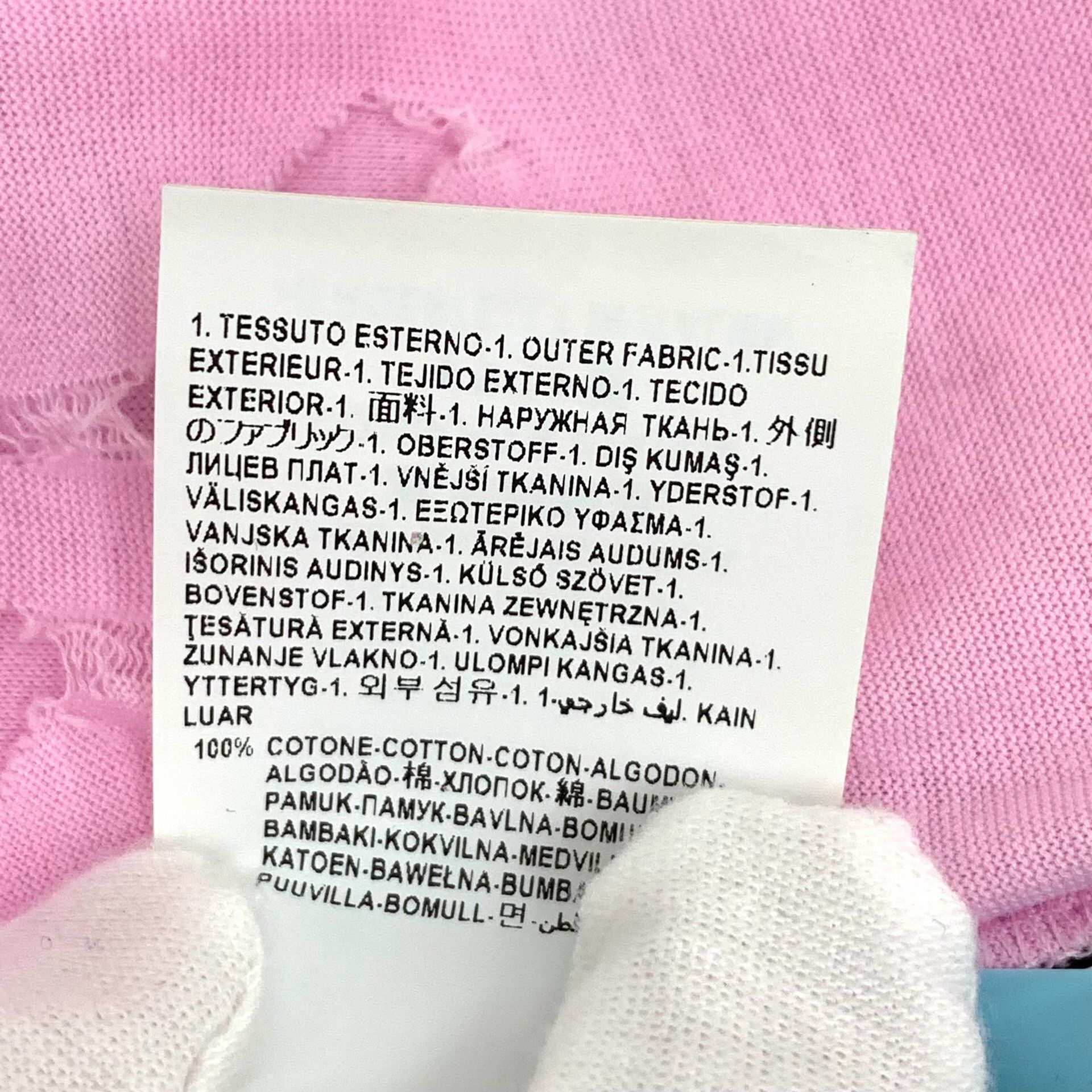 Versace Versace Pink T-Shirt L Women Size L / US 10 / IT 46 - 7 Thumbnail