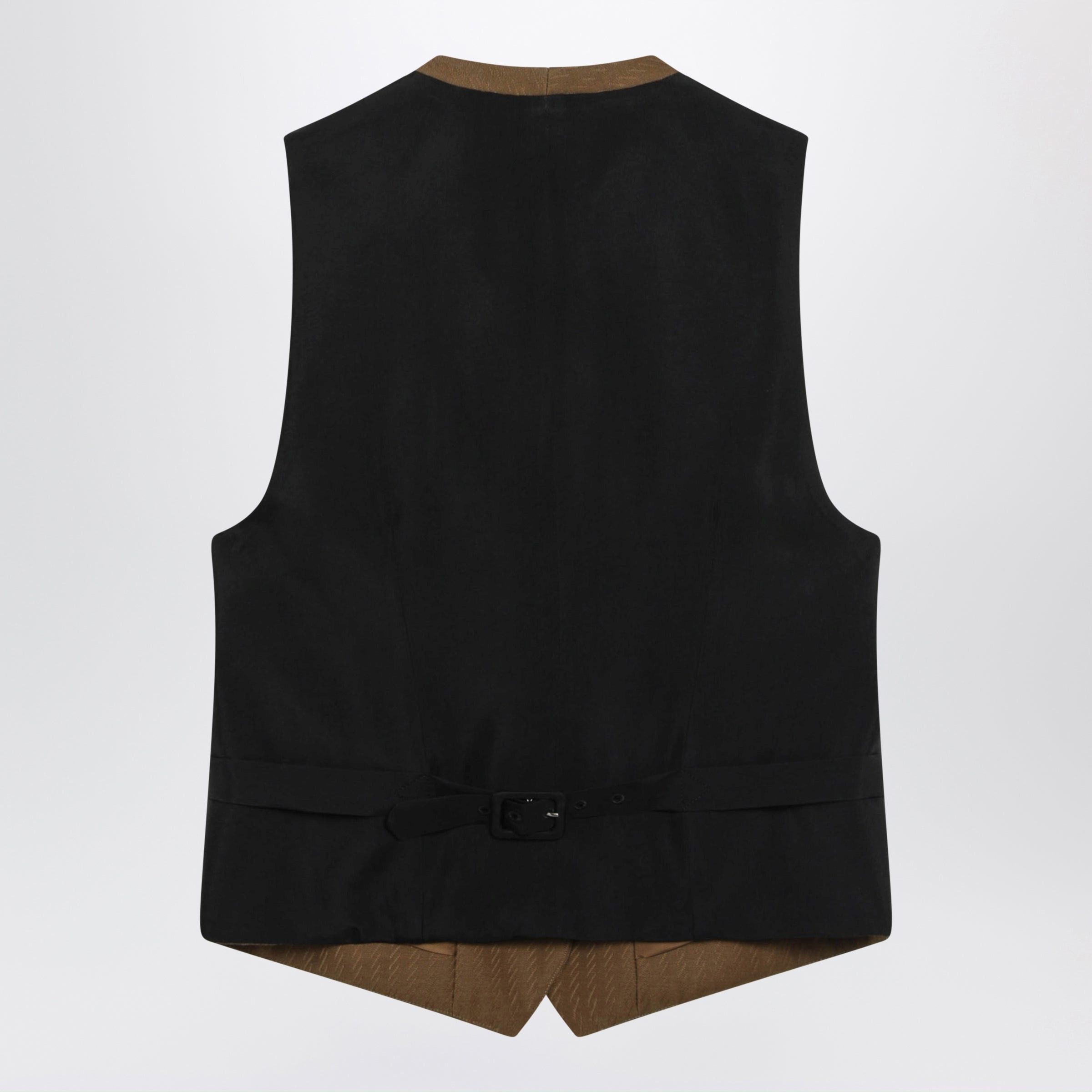 Burberry Burberry Brown Wool And Mohair Vest By Burberry Size S / US 4 / IT 40 - 2 Thumbnail