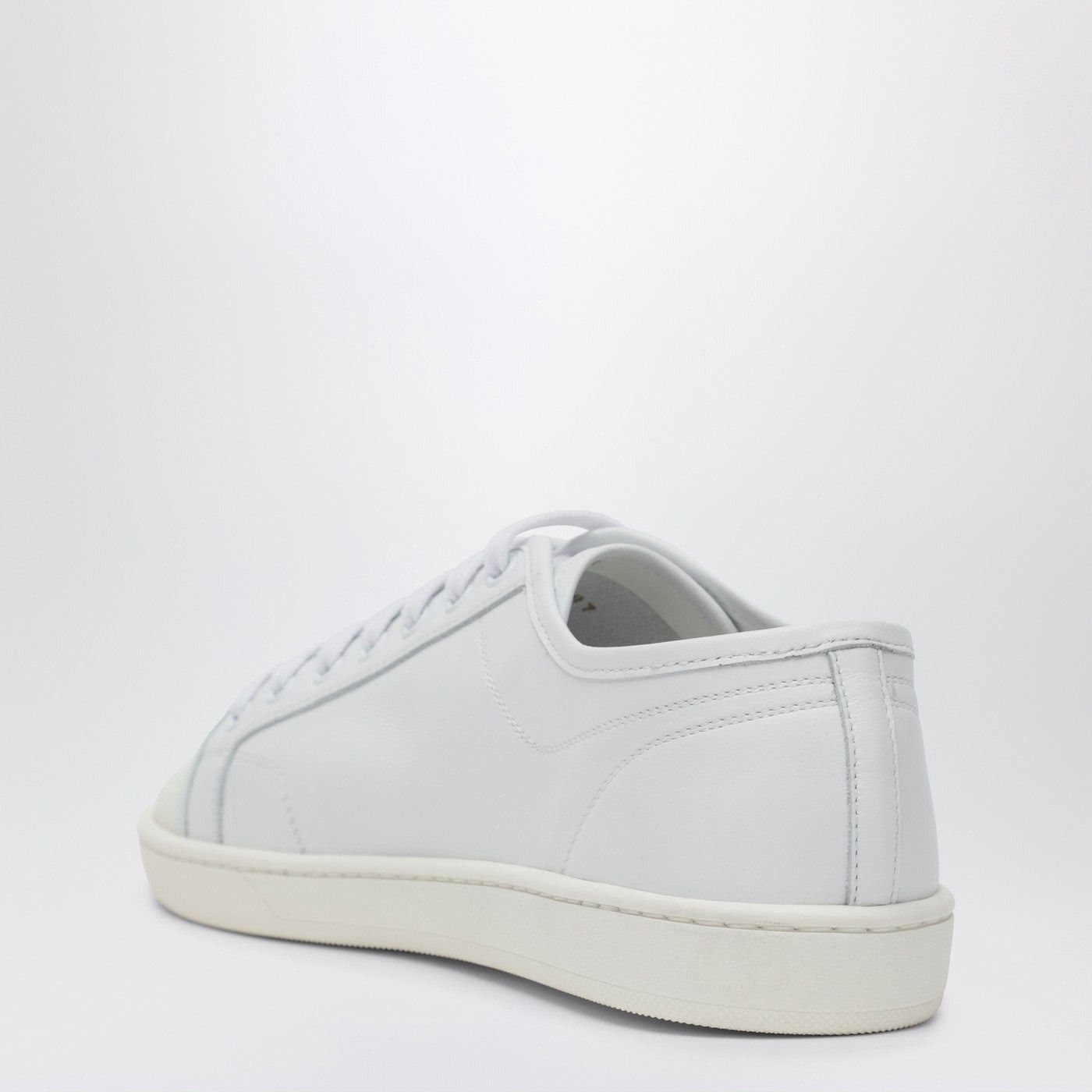 Saint Laurent White Leather Sneakers Gym
