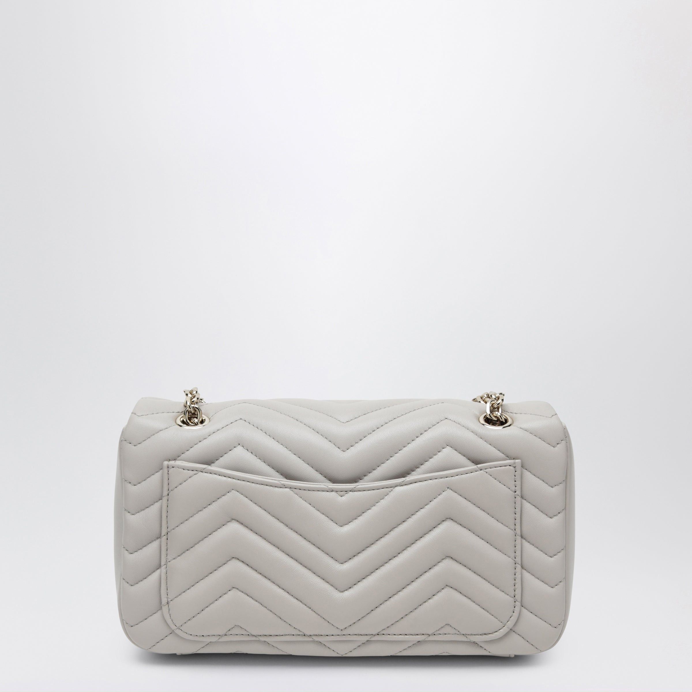 Gucci Gucci Gg Marmont Medium Light Grey Shoulder Bag Size ONE SIZE - 2 Thumbnail