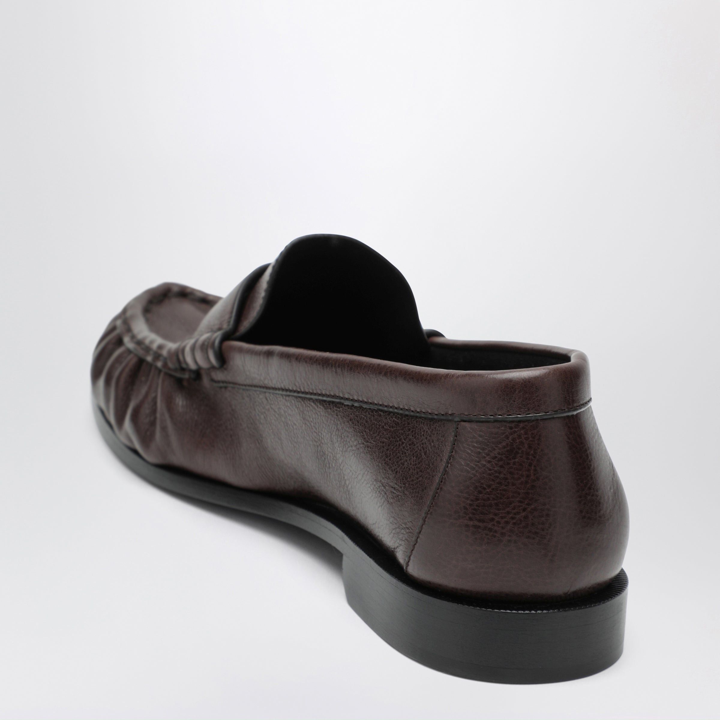 Saint Laurent Paris Saint Laurent Brown Le Loafer Leather Loafers Size US 9 / EU 42 - 2 Thumbnail