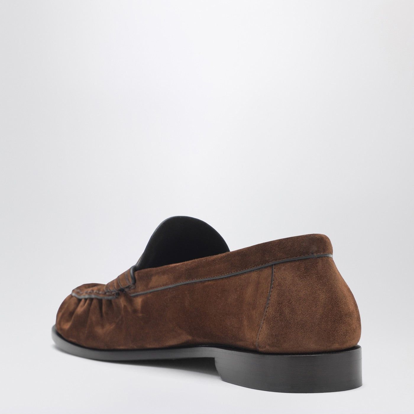 Saint Laurent Paris Saint Laurent Le Loafer Dark Havana Suede Loafers Size US 9 / EU 42 - 2 Thumbnail