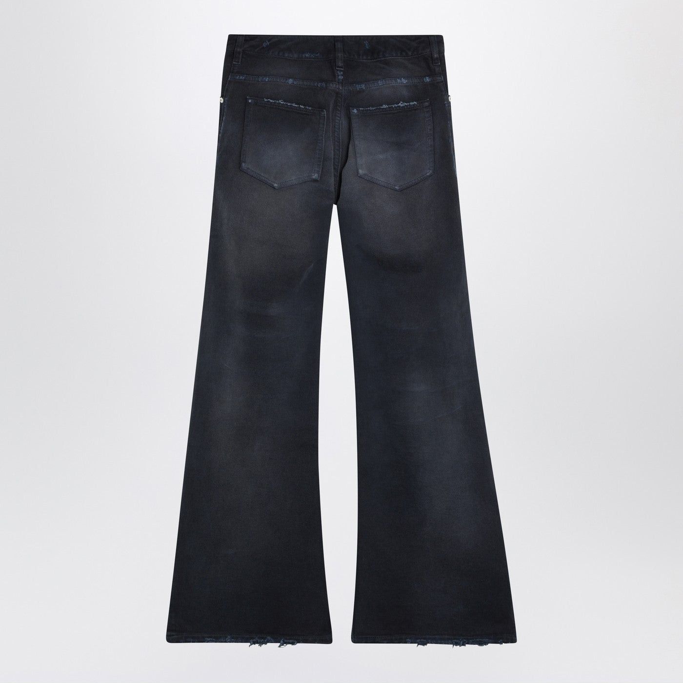 Balenciaga Balenciaga Navy Blue Jeans With Curved Waist Size 28" / US 6 / IT 42 - 2 Thumbnail