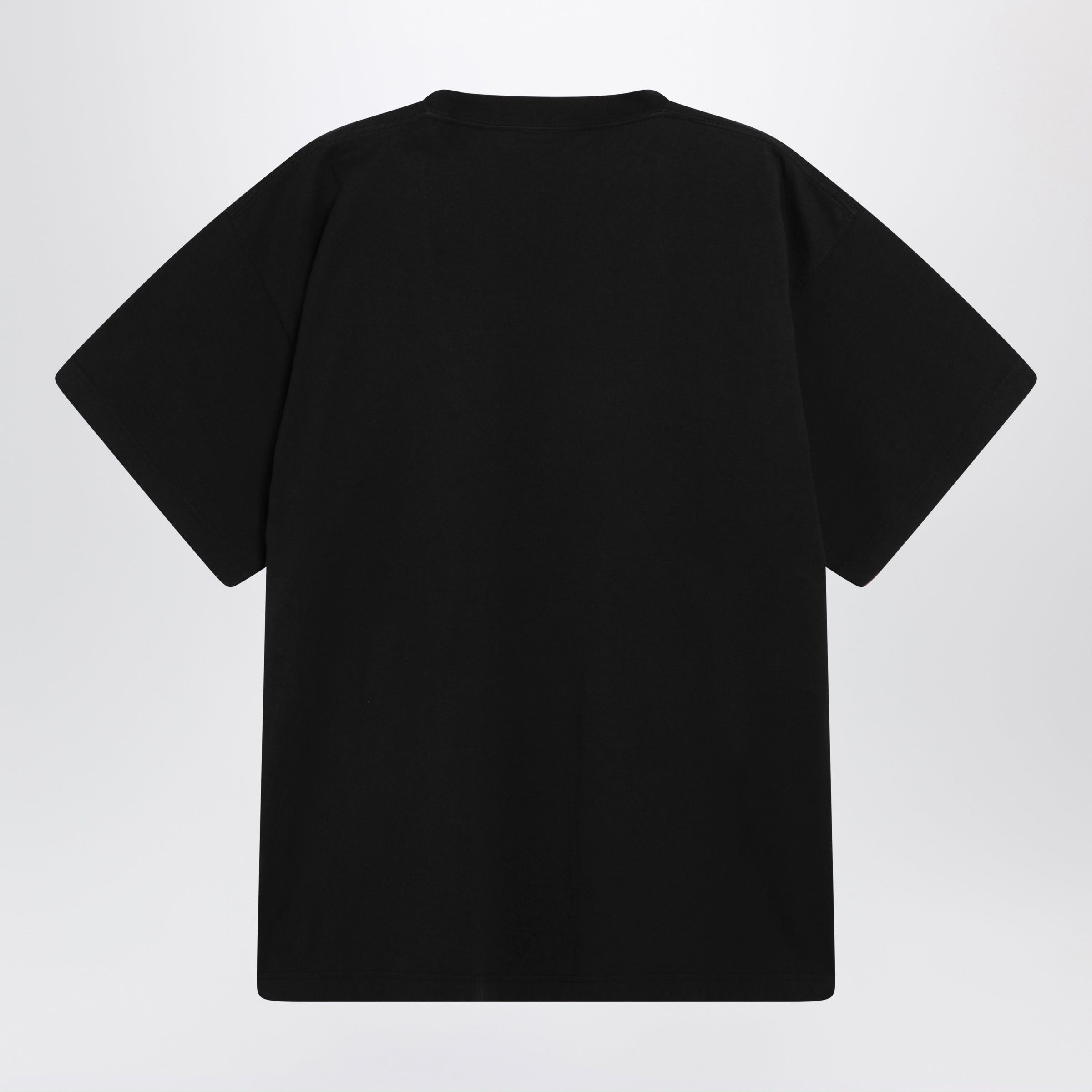 Balenciaga Balenciaga Paris Thunderstorm Oversized Black T-Shirt Size US M / EU 48-50 / 2 - 2 Thumbnail