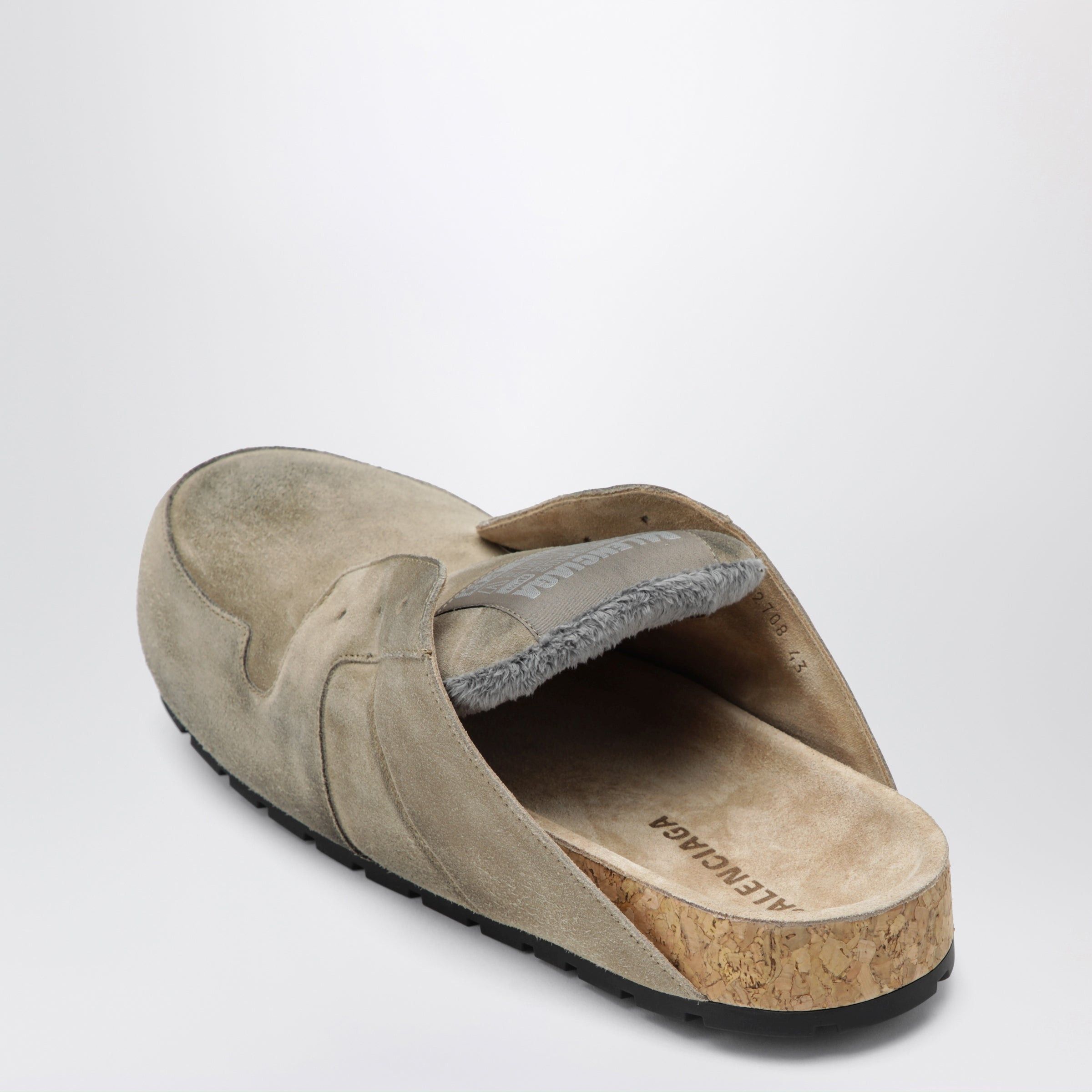 Balenciaga Balenciaga Dumbo Sabot In Distressed Suede Calfskin Size US 7 / EU 40 - 2 Thumbnail