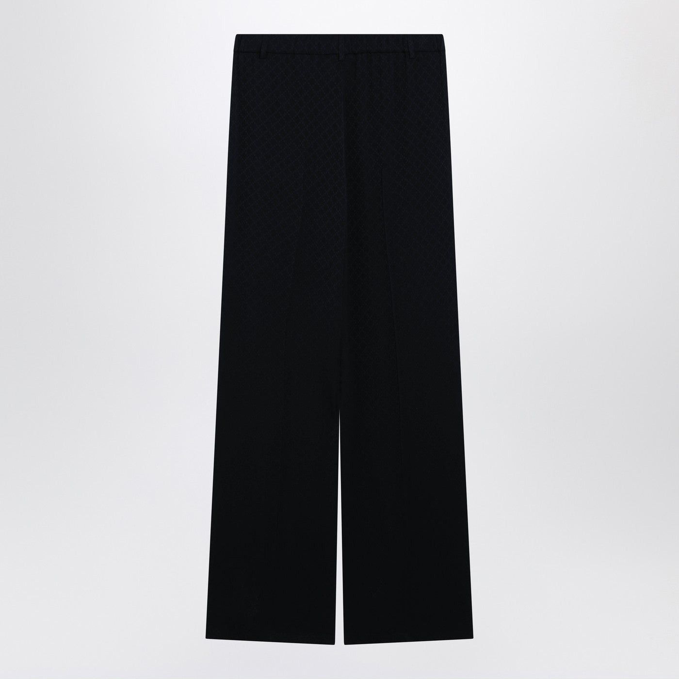 Gucci Gucci Blue Jacquard Silk-Blend Trousers Size 30" / US 8 / IT 44 - 2 Thumbnail