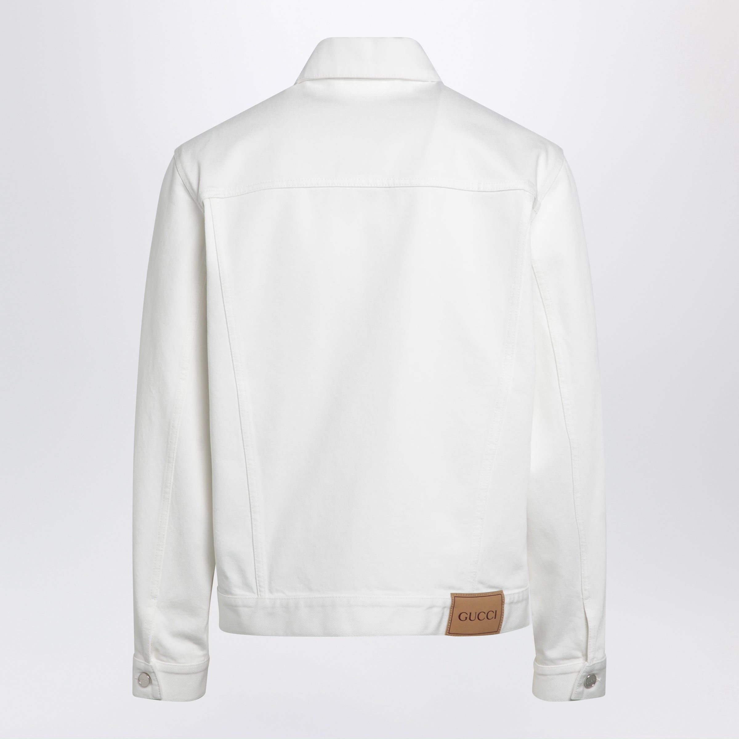 Gucci Gucci White Jacket With Horsebit Detail Size US M / EU 48-50 / 2 - 2 Thumbnail
