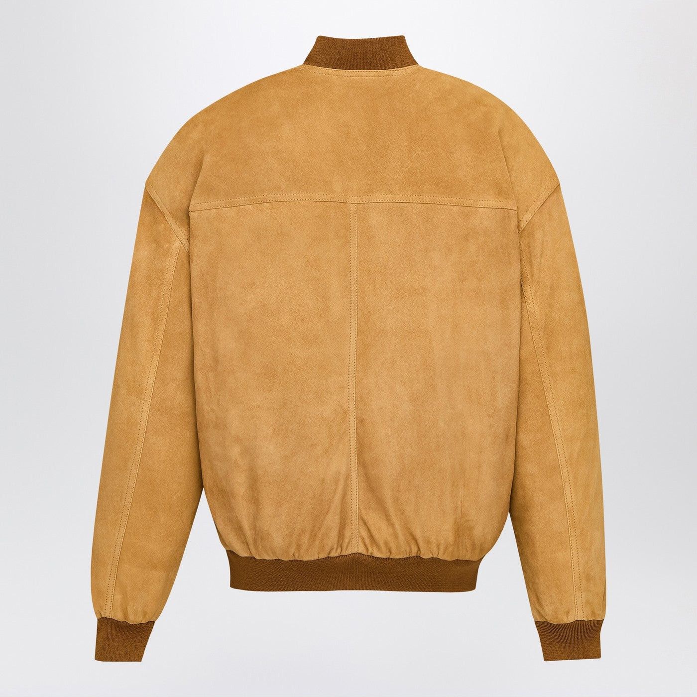 Saint Laurent Paris Saint Laurent Caramel Suede Bomber Jacket Size US M / EU 48-50 / 2 - 2 Thumbnail