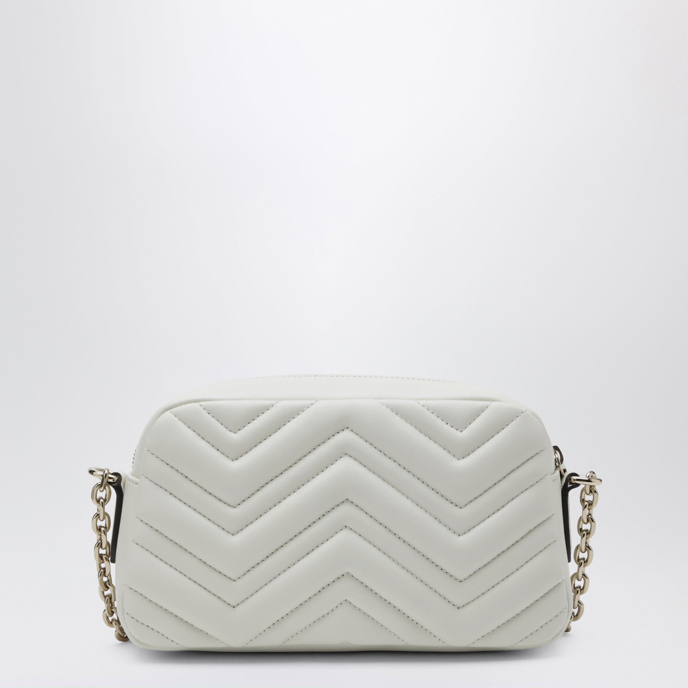 Gucci Gucci Gg Marmont Small White Camera Bag Size ONE SIZE - 2 Thumbnail