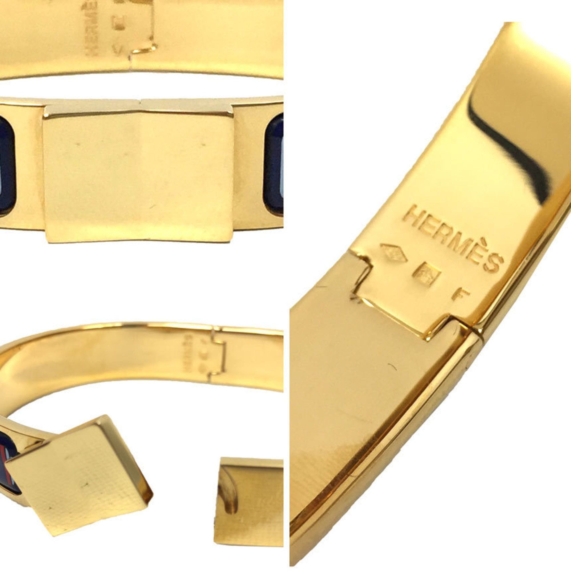 Hermes Hermes bangle bracelet, Clic Clac, Email PM, enamel, cloisonné enamel. Size ONE SIZE - 3 Thumbnail