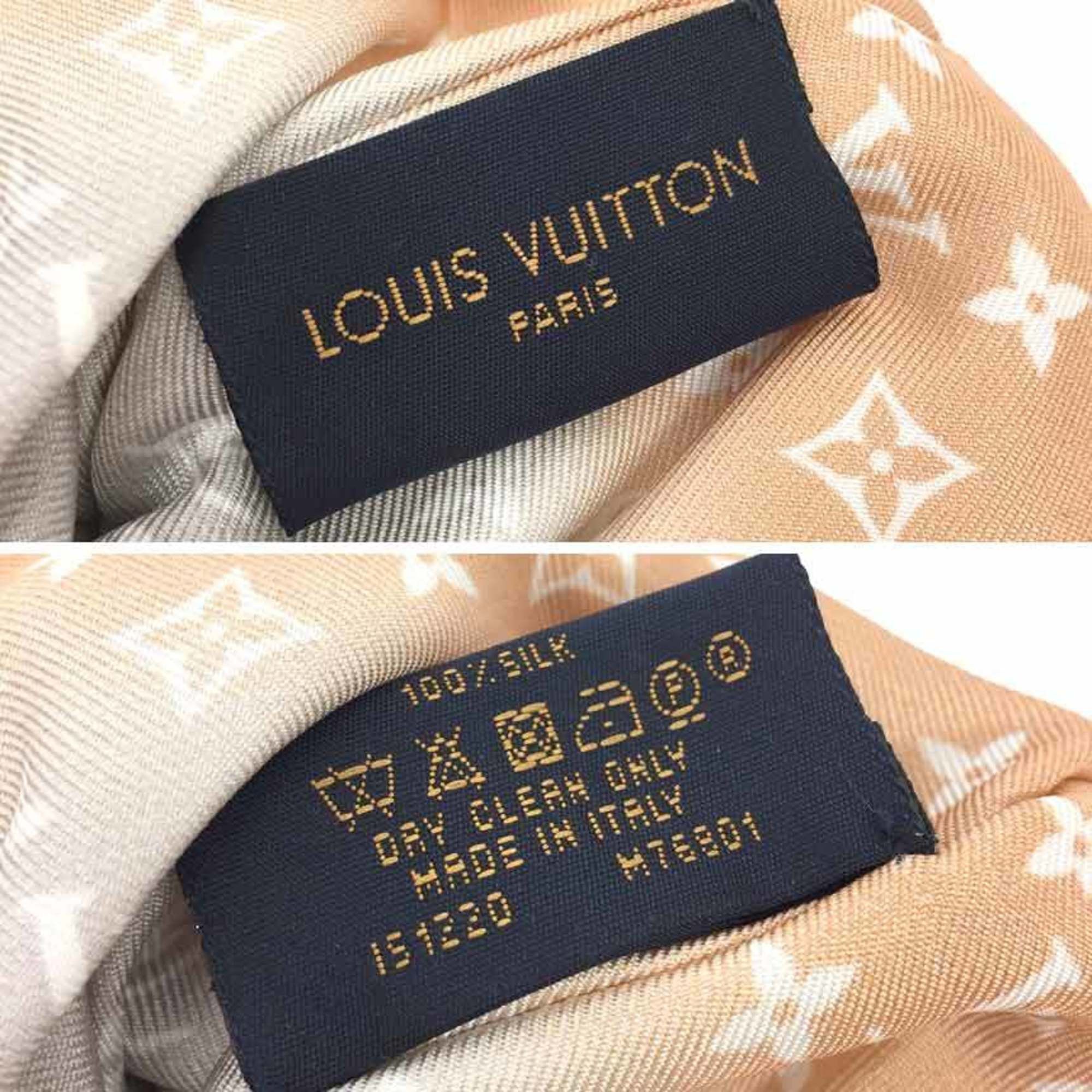 Louis Vuitton Louis Vuitton Monogram Pool Scrunchie, M76801, Silk, Pink, Hair Tie, Women's Size ONE SIZE - 3 Thumbnail