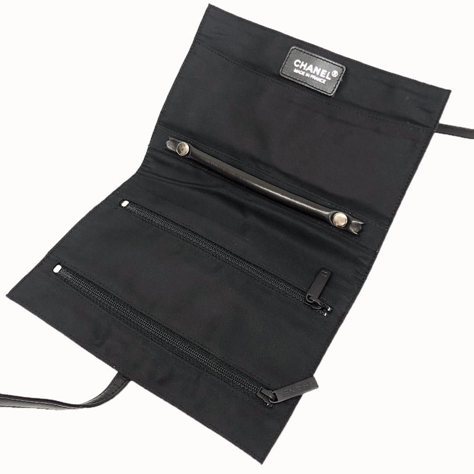 Chanel Chanel New Travel Line Case/Pouch - Nylon Canvas Black Size ONE SIZE - 2 Thumbnail