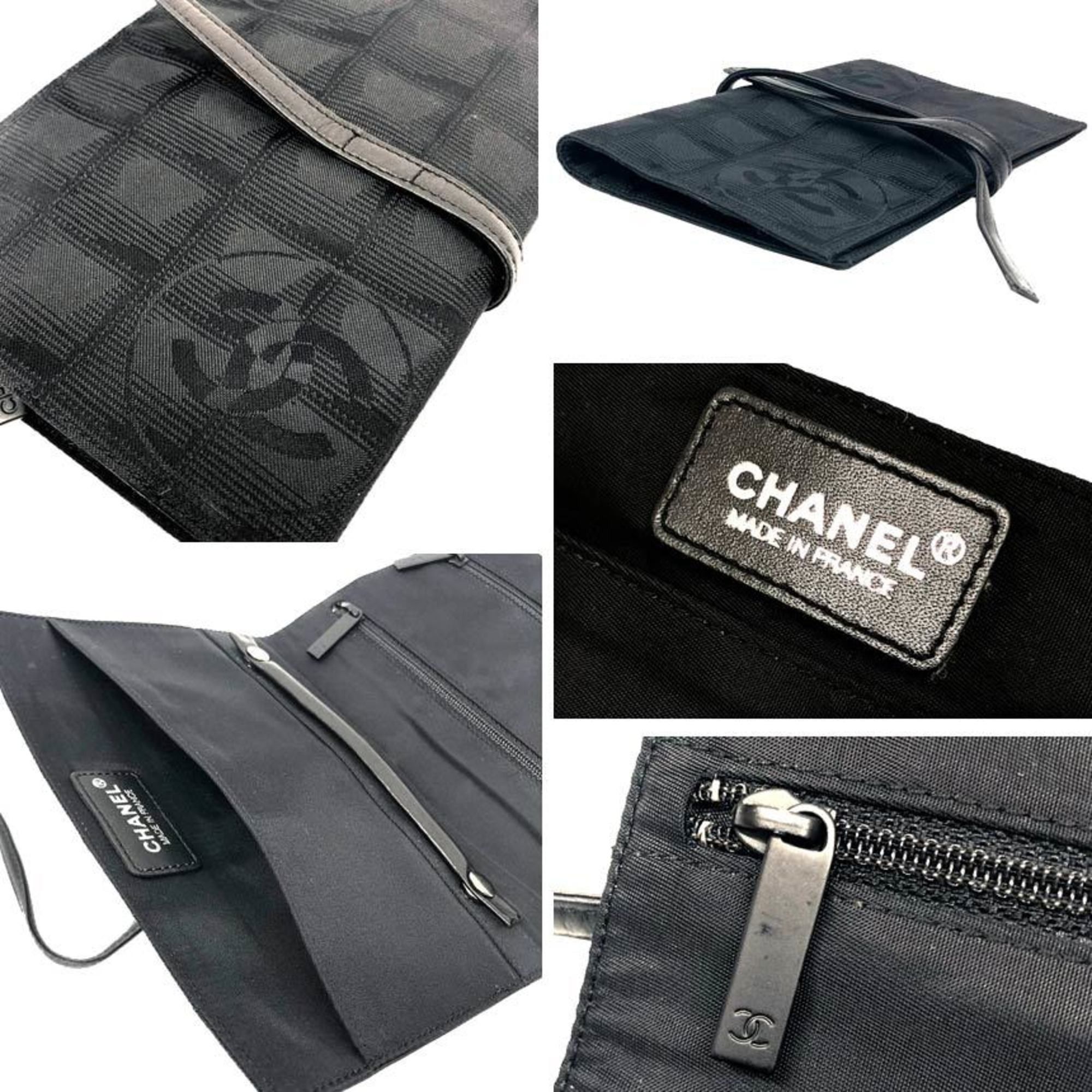 Chanel Chanel New Travel Line Case/Pouch - Nylon Canvas Black Size ONE SIZE - 3 Thumbnail