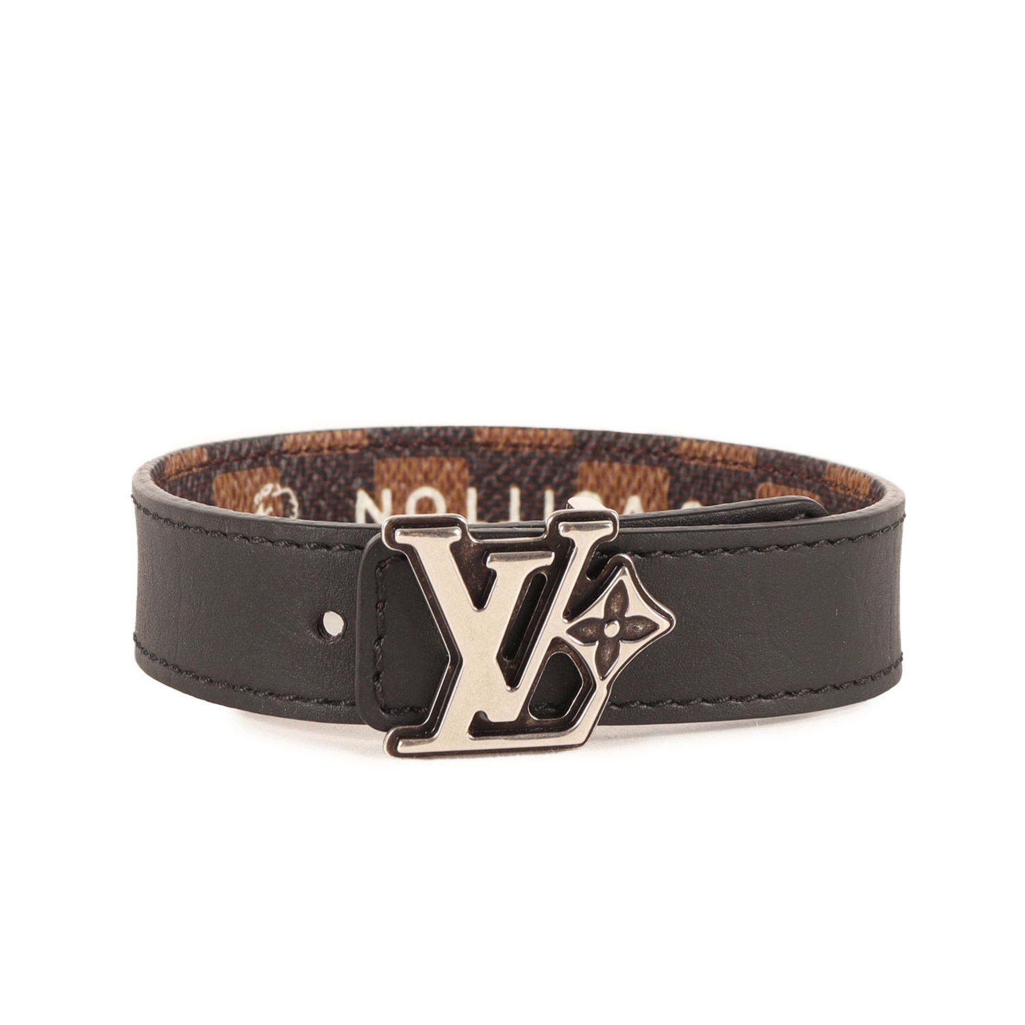 Louis Vuitton Louis Vuitton Bracelet Size: 21 25AW NIGO LV Flower Damier Friendship Reversible (LV Bracelet) Brown Men's K4754 Size ONE SIZE - 4 Thumbnail