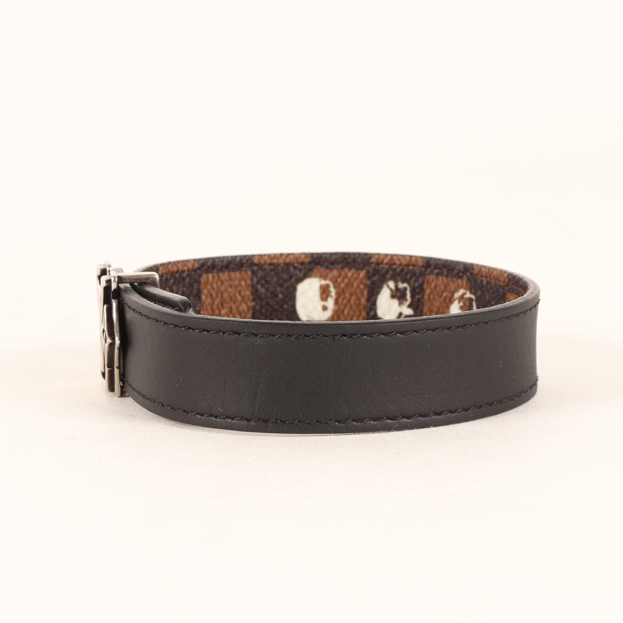 Louis Vuitton Louis Vuitton Bracelet Size: 21 25AW NIGO LV Flower Damier Friendship Reversible (LV Bracelet) Brown Men's K4754 Size ONE SIZE - 5 Thumbnail