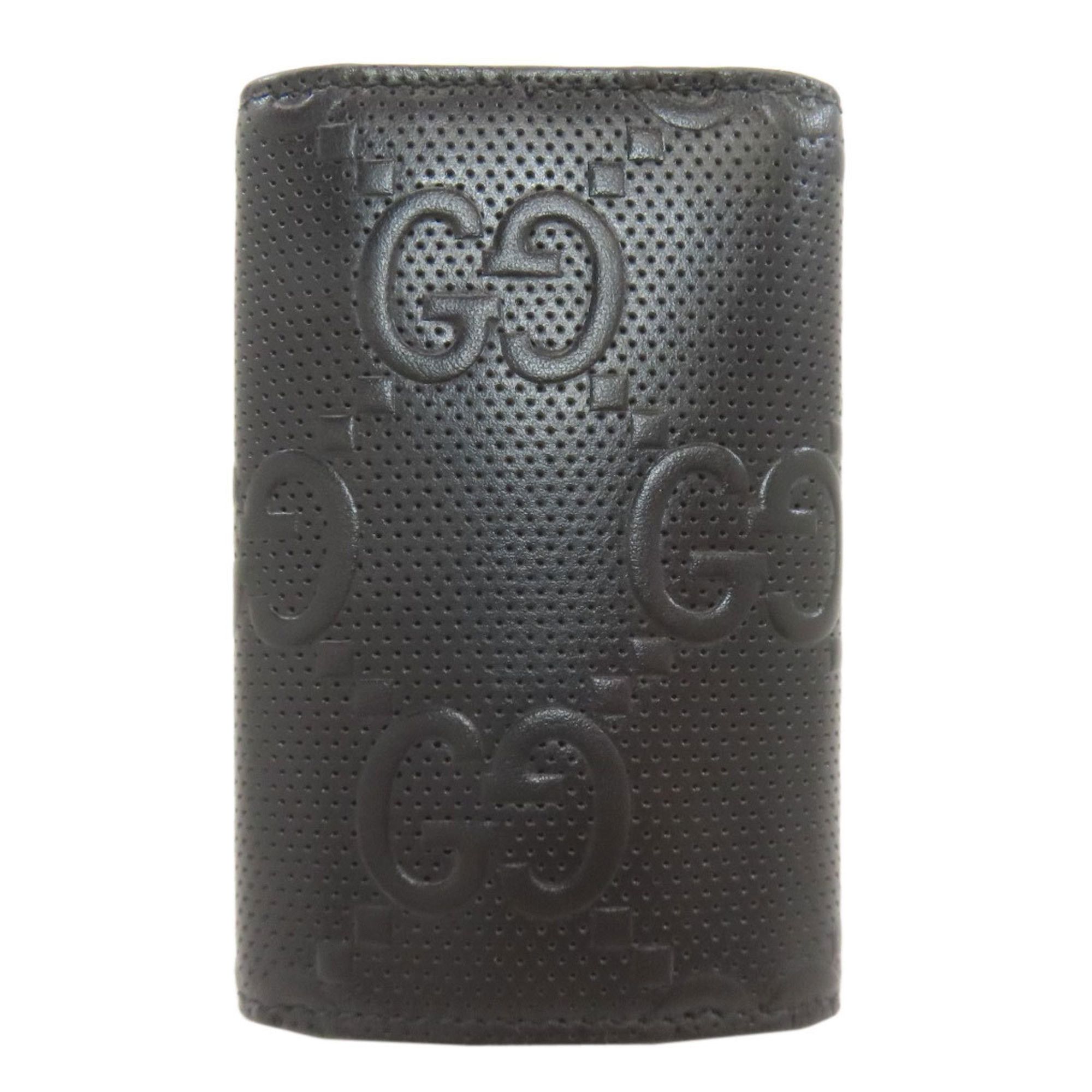 Gucci Gucci 625565 GG Embossed Leather Key Case for Women Size ONE SIZE - 2 Thumbnail
