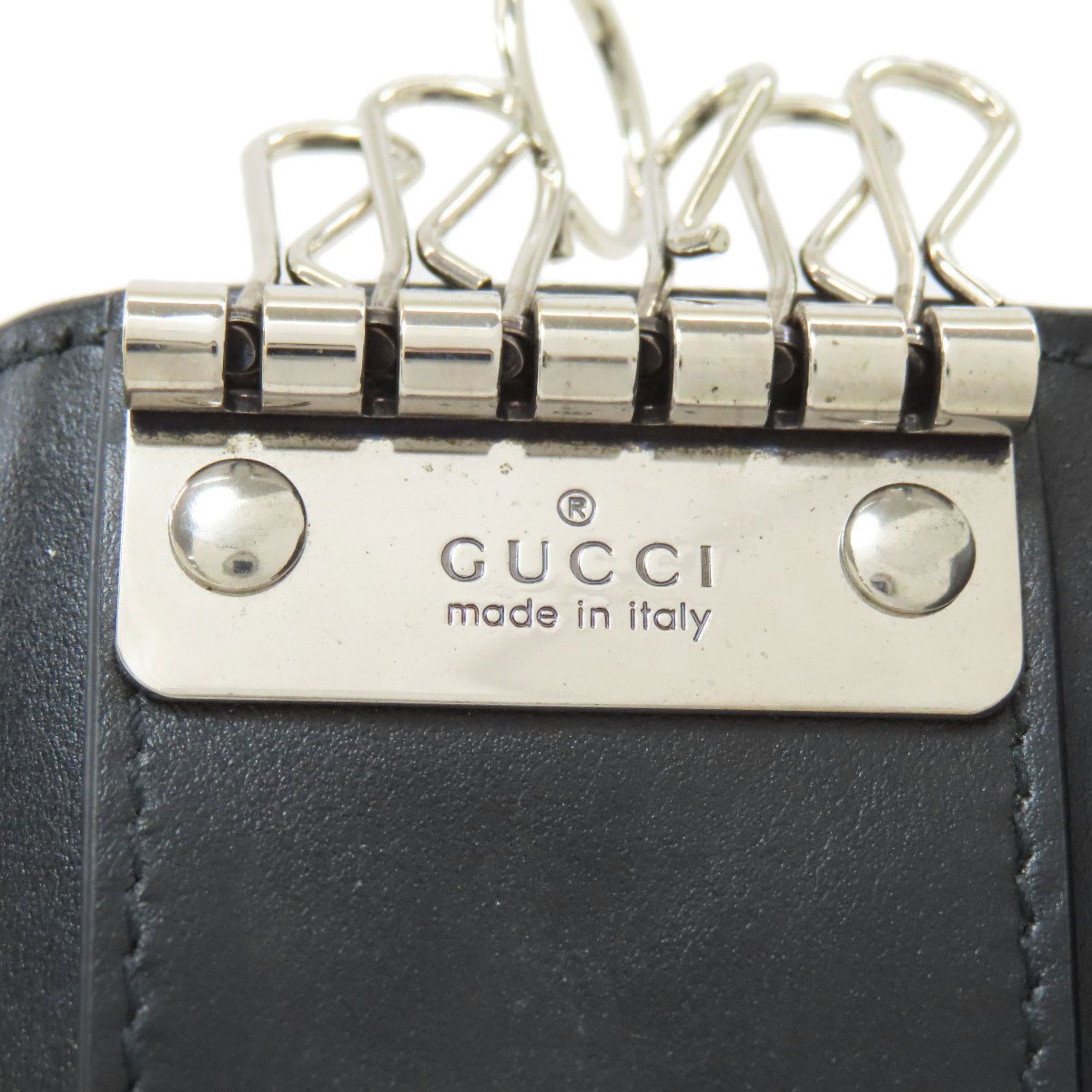 Gucci Gucci 625565 GG Embossed Leather Key Case for Women Size ONE SIZE - 9 Thumbnail