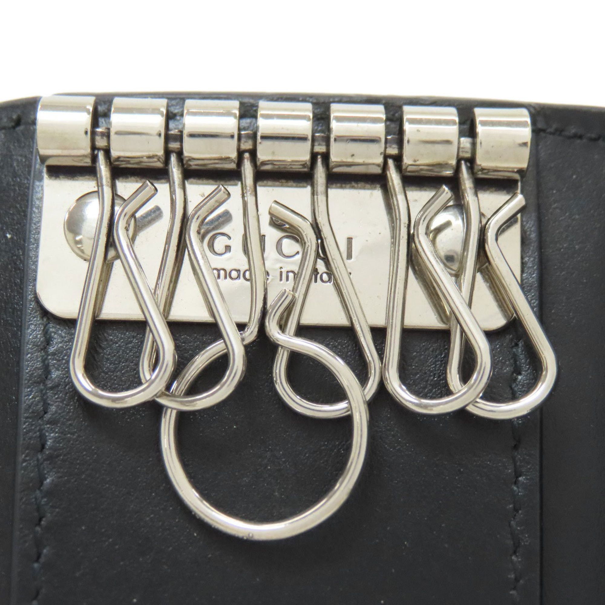 Gucci Gucci 625565 GG Embossed Leather Key Case for Women Size ONE SIZE - 5 Thumbnail