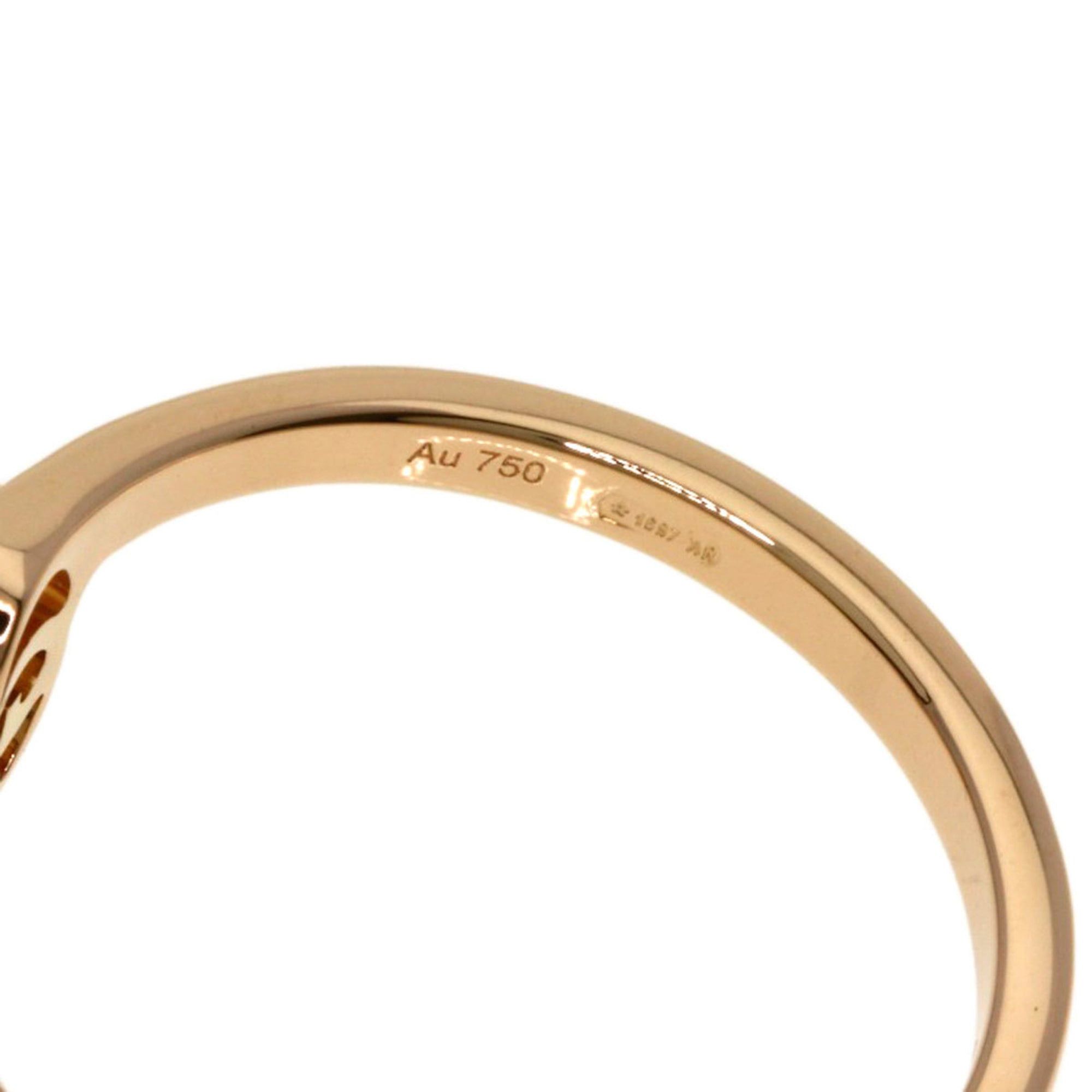 Gucci Gucci GG Running #10 Ring, 18K Pink Gold, Women's. Size ONE SIZE - 5 Thumbnail