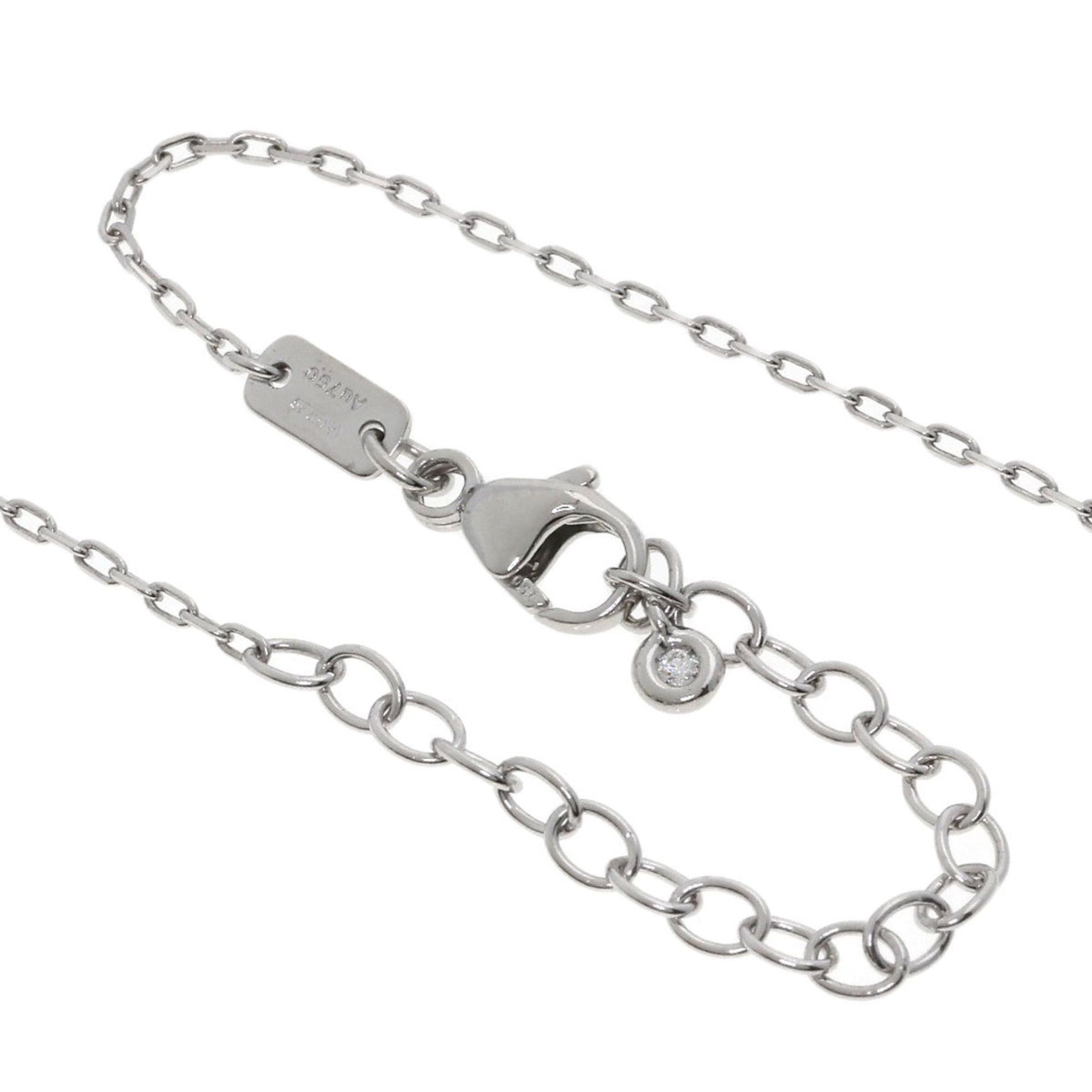Gucci Gucci Double G Necklace 18K White Gold Women's GUCCI Size ONE SIZE - 3 Thumbnail