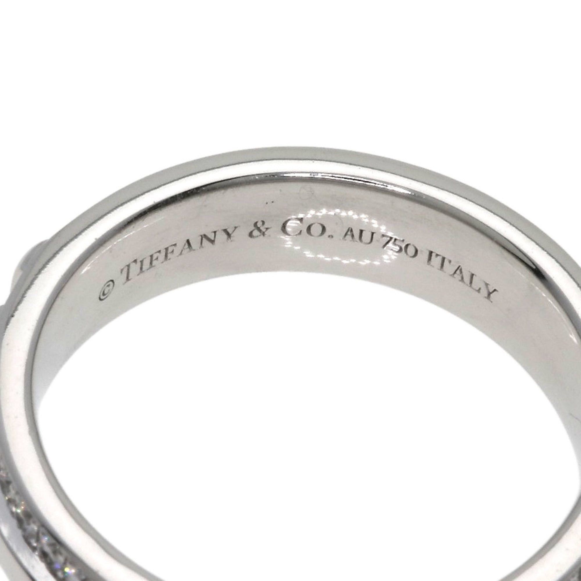Tiffany & Co. Tiffany & Co. TTWO Narrow Pave Diamond Ring, 18K White Gold, Women's. Size ONE SIZE - 5 Thumbnail