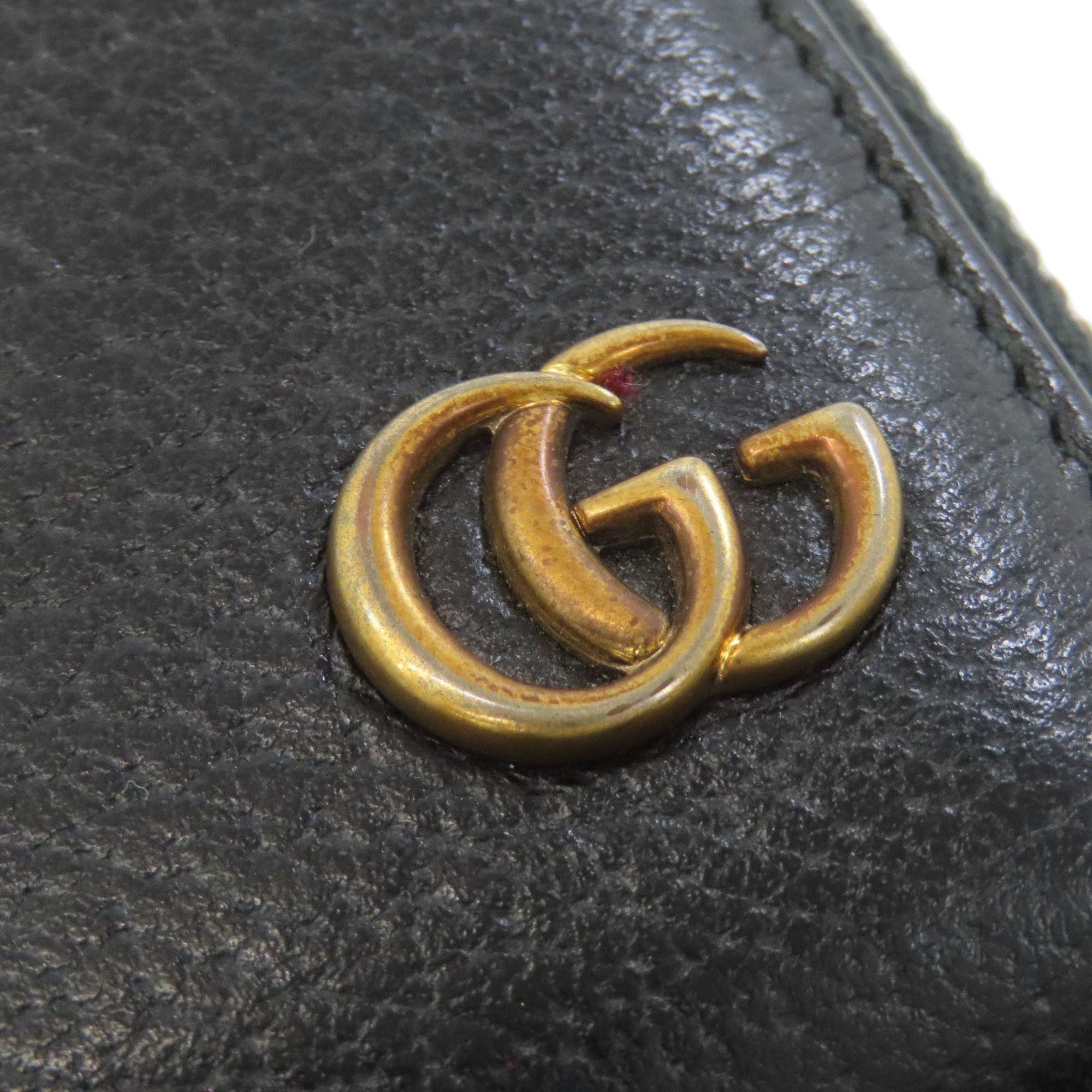 Gucci Gucci 428736 Double G GG Marmont Long Wallet Leather Women's GUCCI Size ONE SIZE - 15 Thumbnail