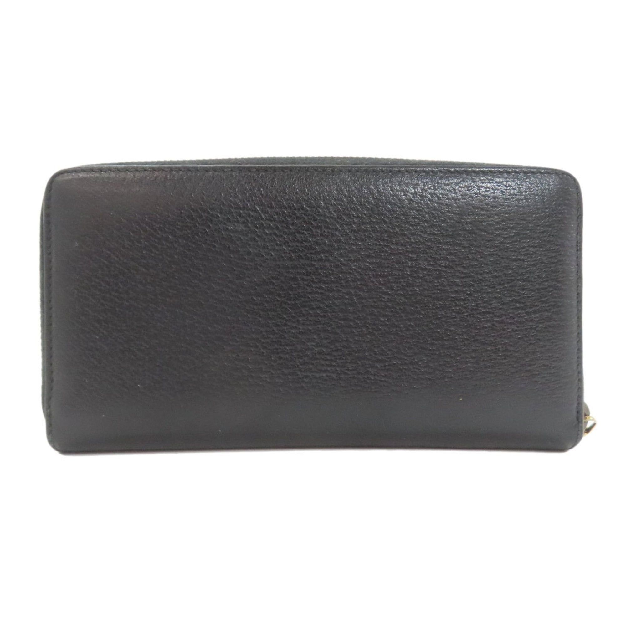 Gucci Gucci 428736 Double G GG Marmont Long Wallet Leather Women's GUCCI Size ONE SIZE - 2 Thumbnail