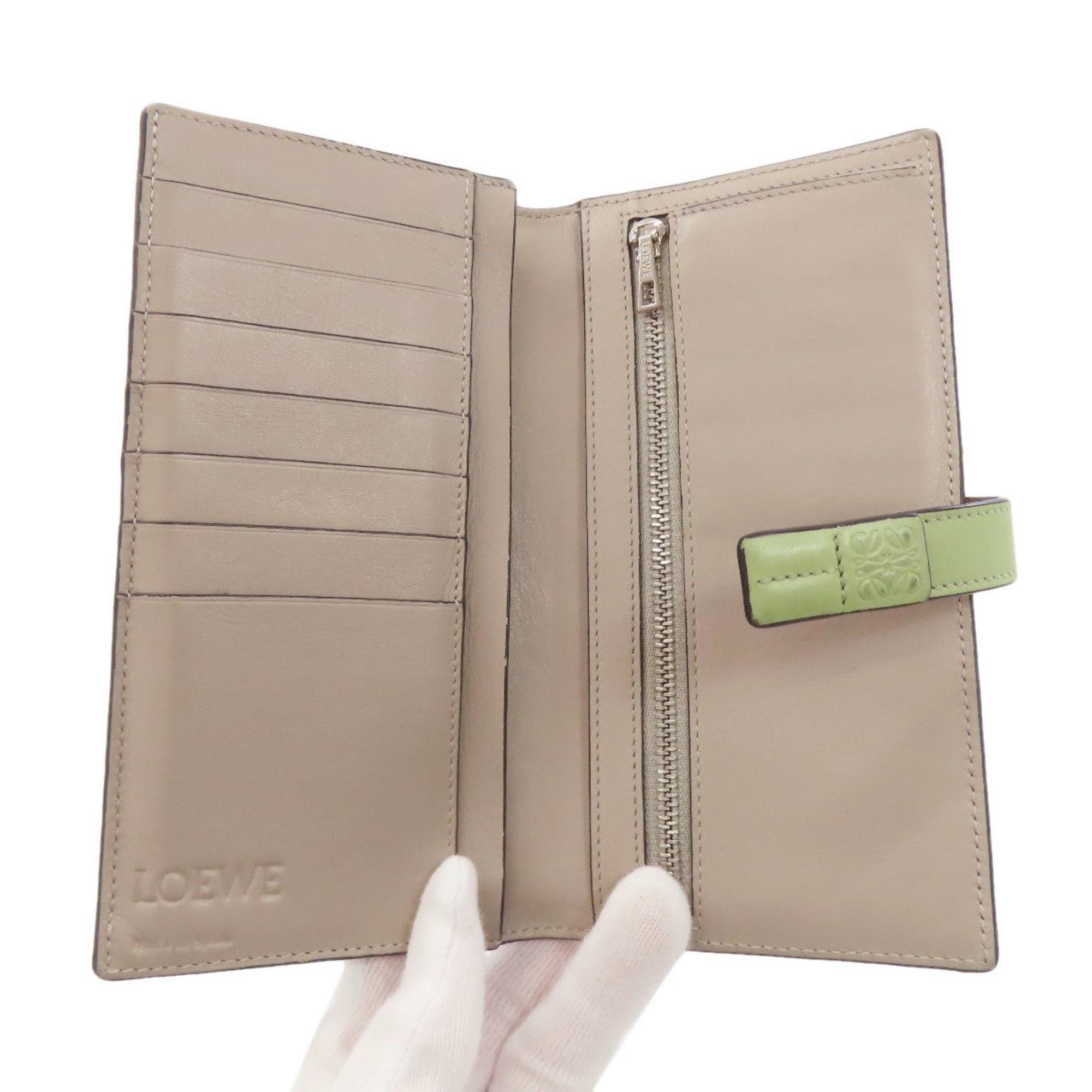 Loewe Loewe Anagram Large Vertical Wallet, Leather Long Women's LOEWE Size ONE SIZE - 4 Thumbnail