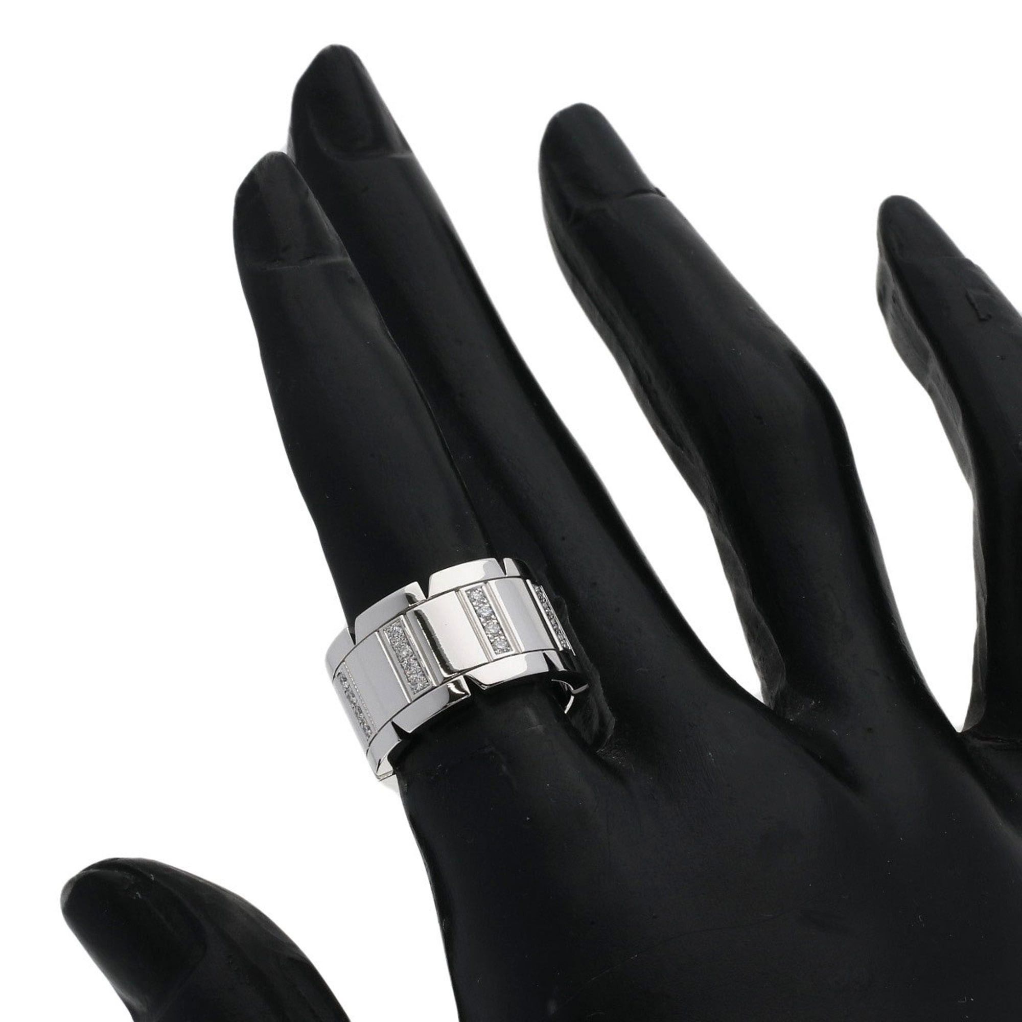 Cartier Cartier Tank Française LM Diamond Ring #48, 18K White Gold, Women's. Size ONE SIZE - 6 Thumbnail