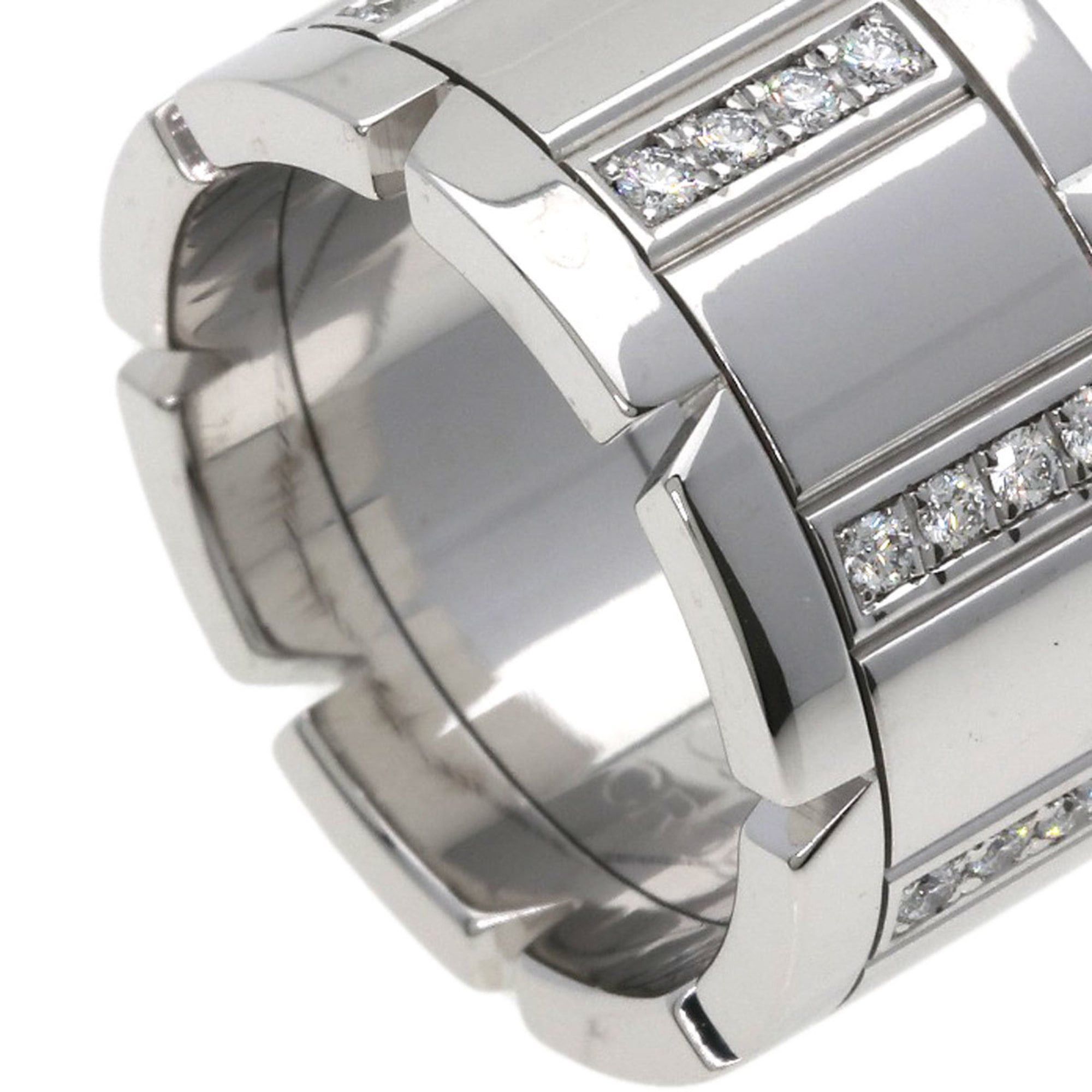 Cartier Cartier Tank Française LM Diamond Ring #48, 18K White Gold, Women's. Size ONE SIZE - 8 Thumbnail