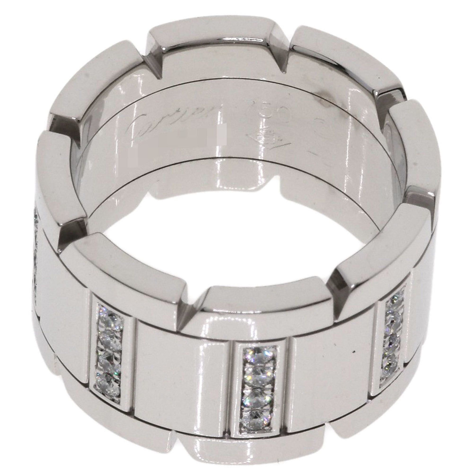 Cartier Cartier Tank Française LM Diamond Ring #48, 18K White Gold, Women's. Size ONE SIZE - 4 Thumbnail
