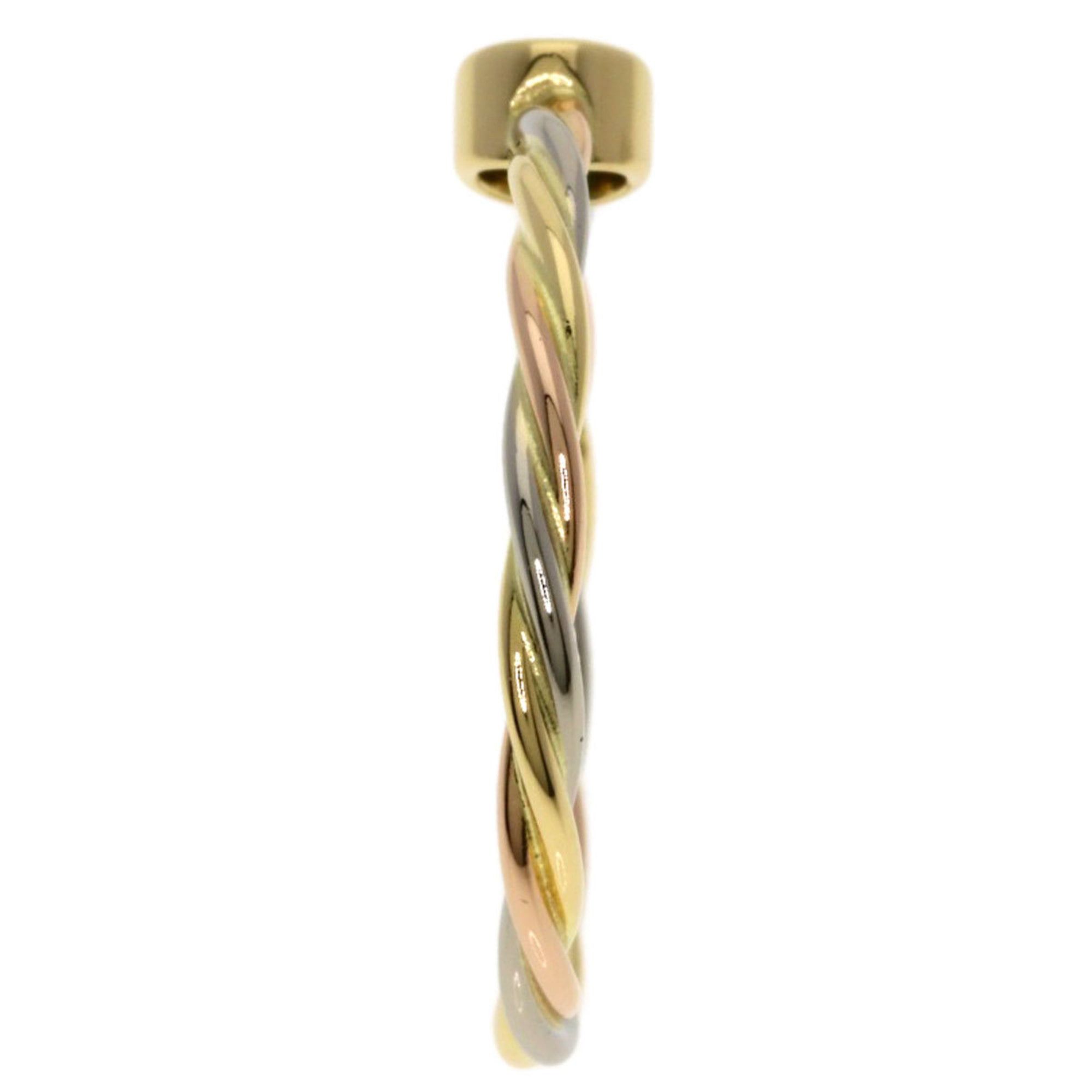 Cartier Cartier Twist Emerald Ring #51, 18K Yellow Gold/18K White Pink Gold, Women's. Size ONE SIZE - 3 Thumbnail