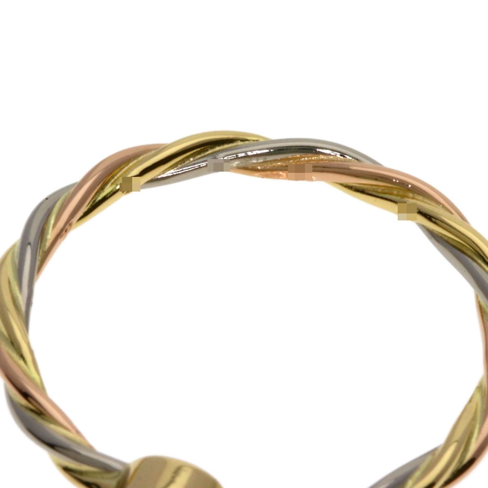 Cartier Cartier Twist Emerald Ring #51, 18K Yellow Gold/18K White Pink Gold, Women's. Size ONE SIZE - 6 Thumbnail