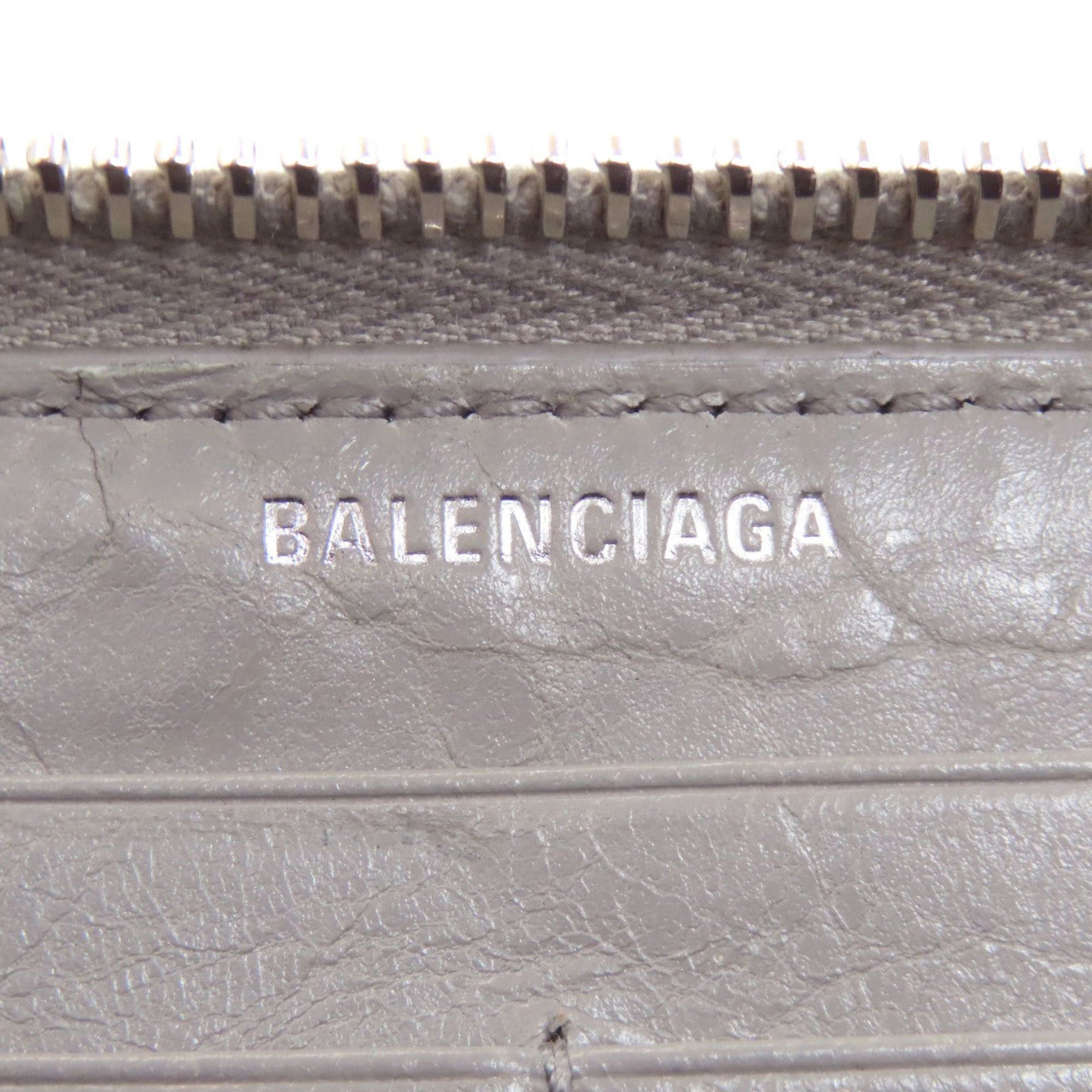 Balenciaga Balenciaga 519641 Logo Long Wallet Leather Women's BALENCIAGA Size ONE SIZE - 6 Thumbnail