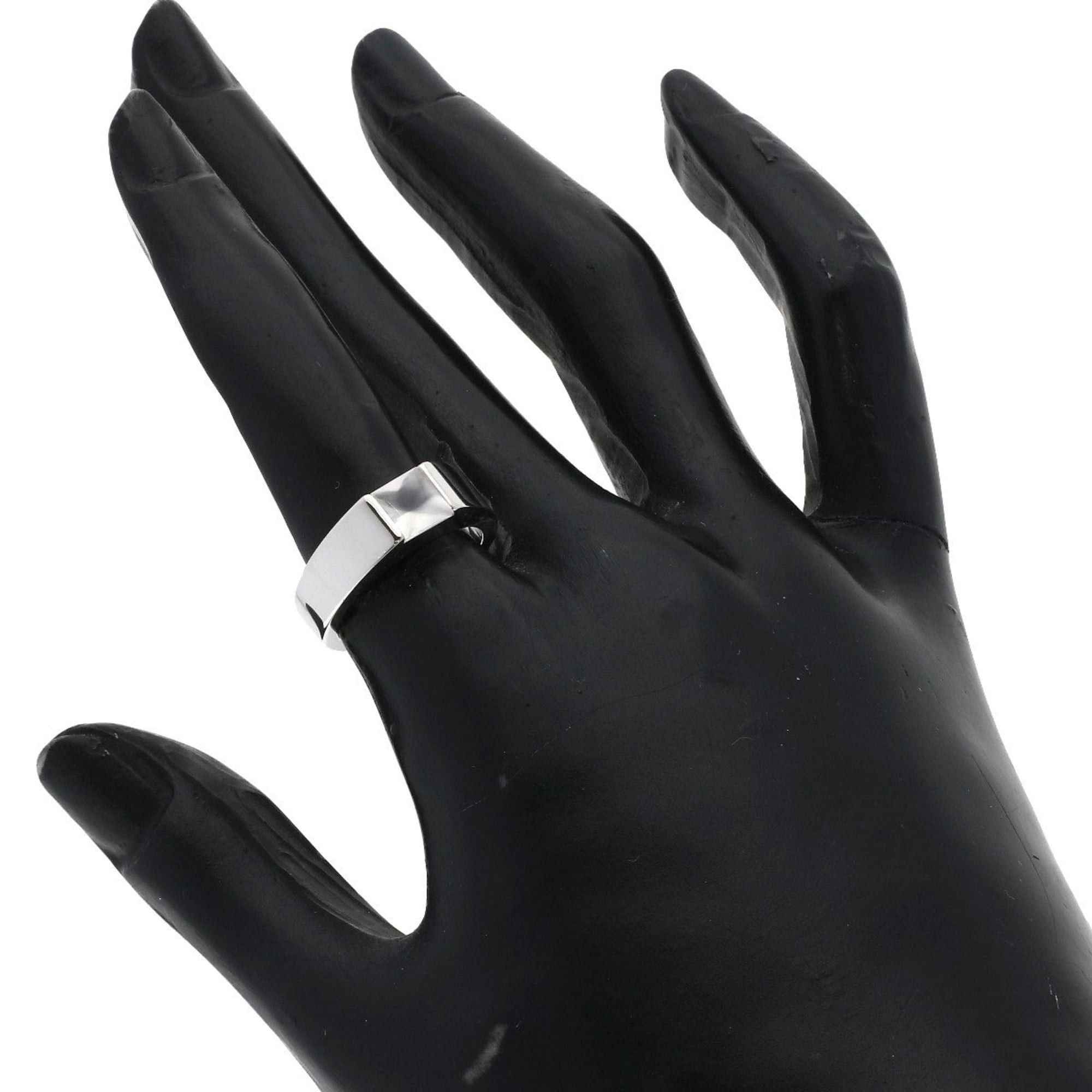 Cartier Cartier Tank Moonstone Ring #51, 18K White Gold, Women's. Size ONE SIZE - 6 Thumbnail