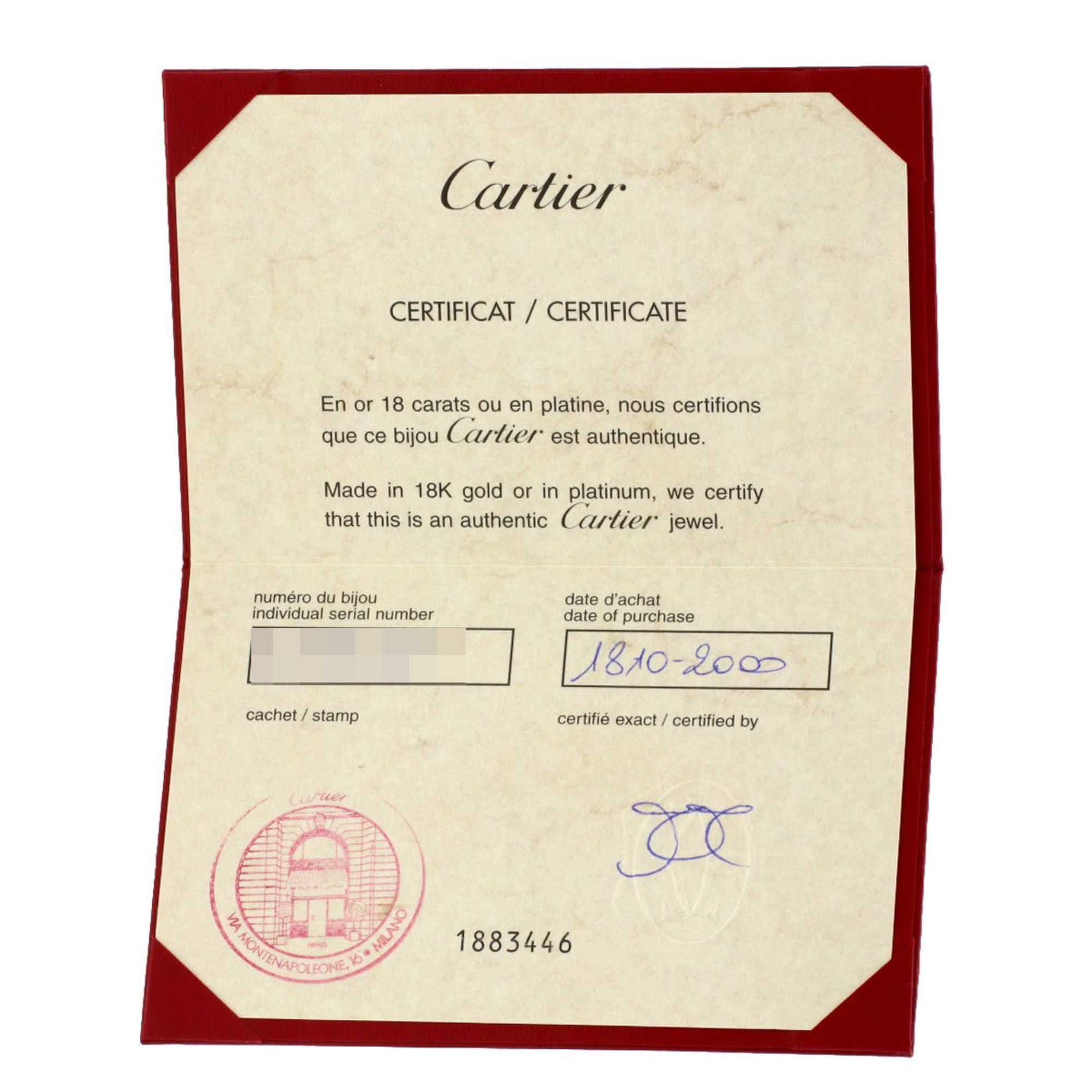 Cartier Cartier Tank Moonstone Ring #51, 18K White Gold, Women's. Size ONE SIZE - 11 Thumbnail