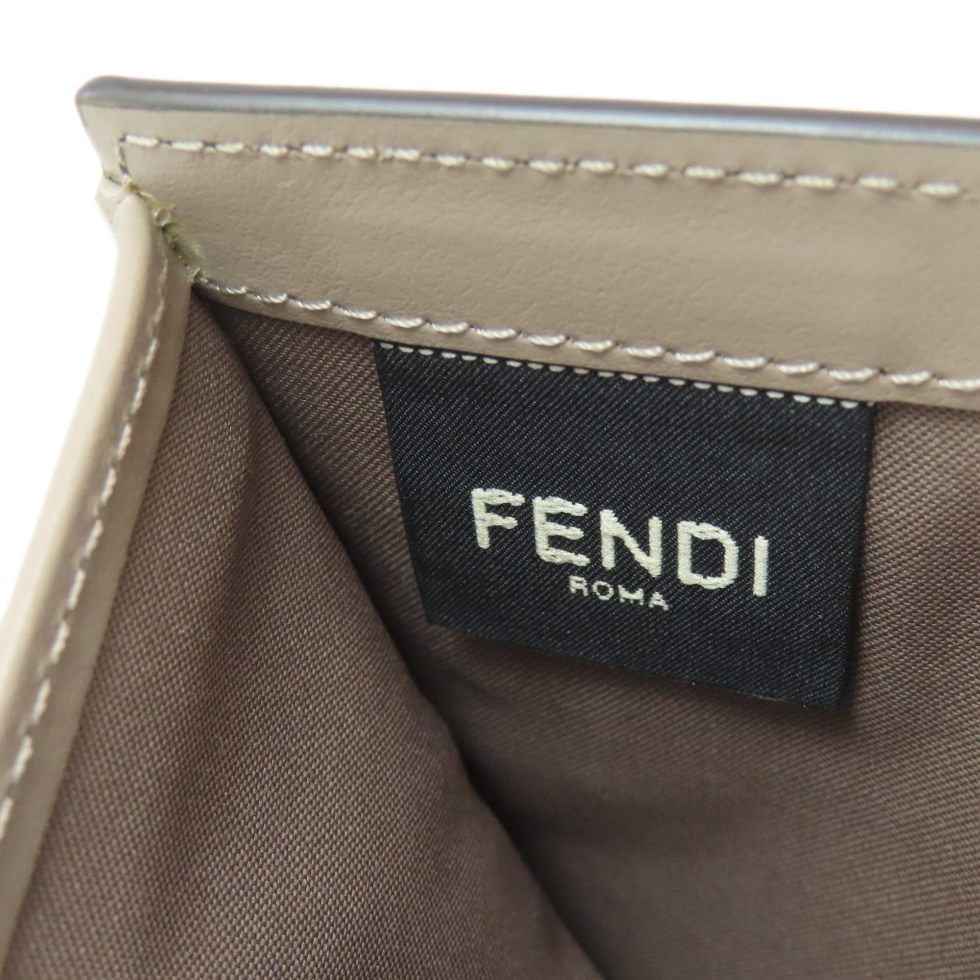 Fendi Fendi F is Bi-fold Wallet, Calfskin, Women's FENDI Size ONE SIZE - 7 Thumbnail
