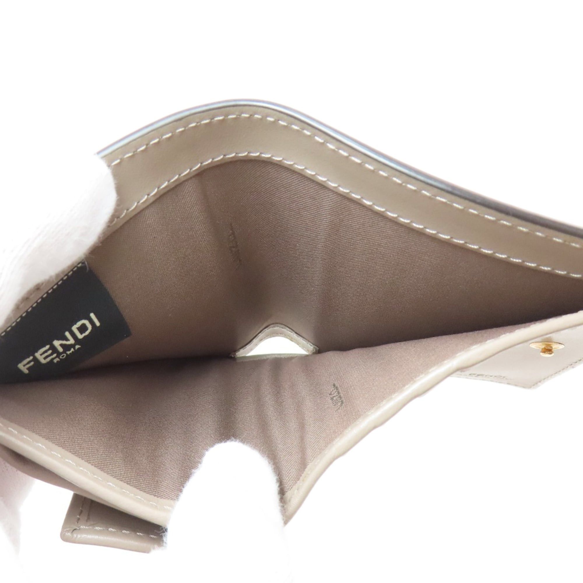 Fendi Fendi F is Bi-fold Wallet, Calfskin, Women's FENDI Size ONE SIZE - 5 Thumbnail