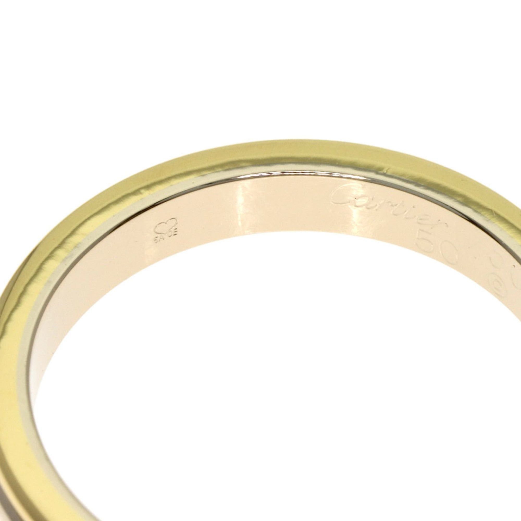 Cartier Cartier 3-color #50 ring in 18K yellow gold/18K white pink gold for women. Size ONE SIZE - 6 Thumbnail