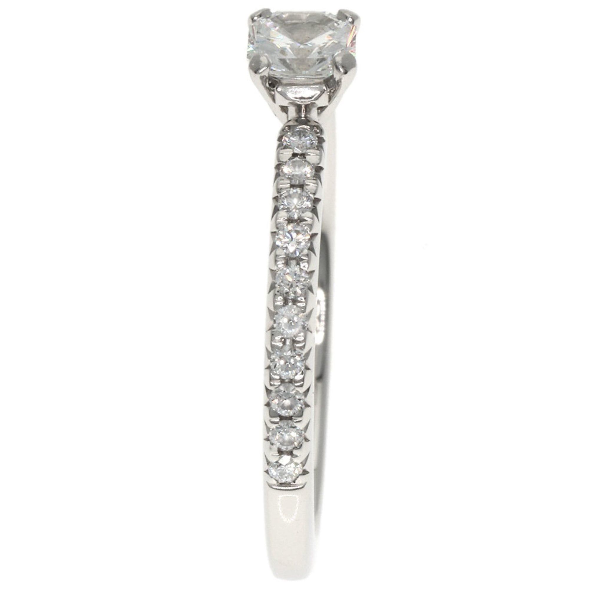 Tiffany & Co. Tiffany & Co. Square Solitaire Diamond Ring, Platinum PT950, Women's. Size ONE SIZE - 3 Thumbnail