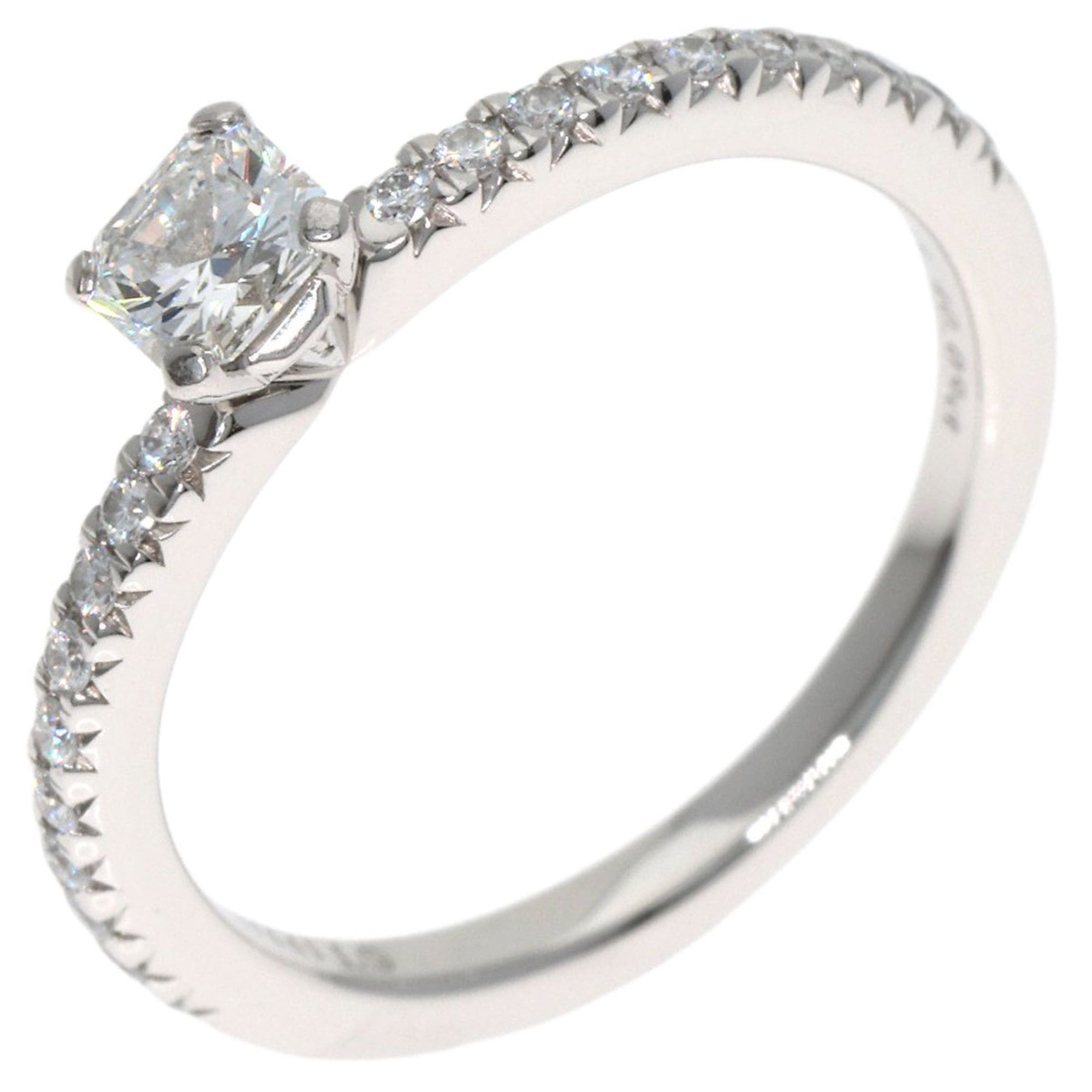 Tiffany & Co. Tiffany & Co. Square Solitaire Diamond Ring, Platinum PT950, Women's. Size ONE SIZE - 2 Thumbnail
