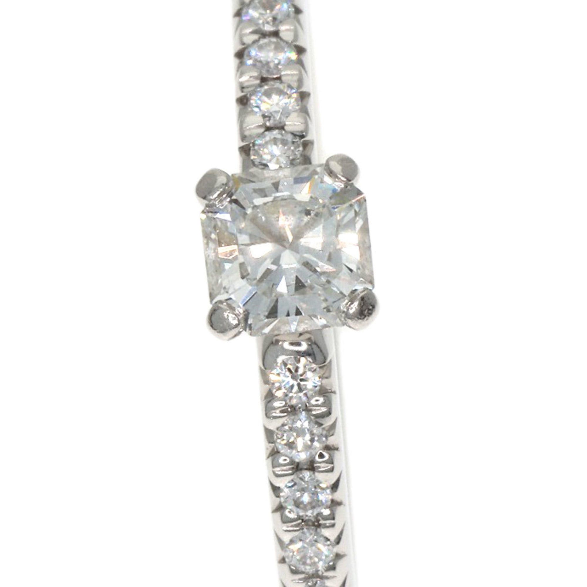 Tiffany & Co. Tiffany & Co. Square Solitaire Diamond Ring, Platinum PT950, Women's. Size ONE SIZE - 9 Thumbnail
