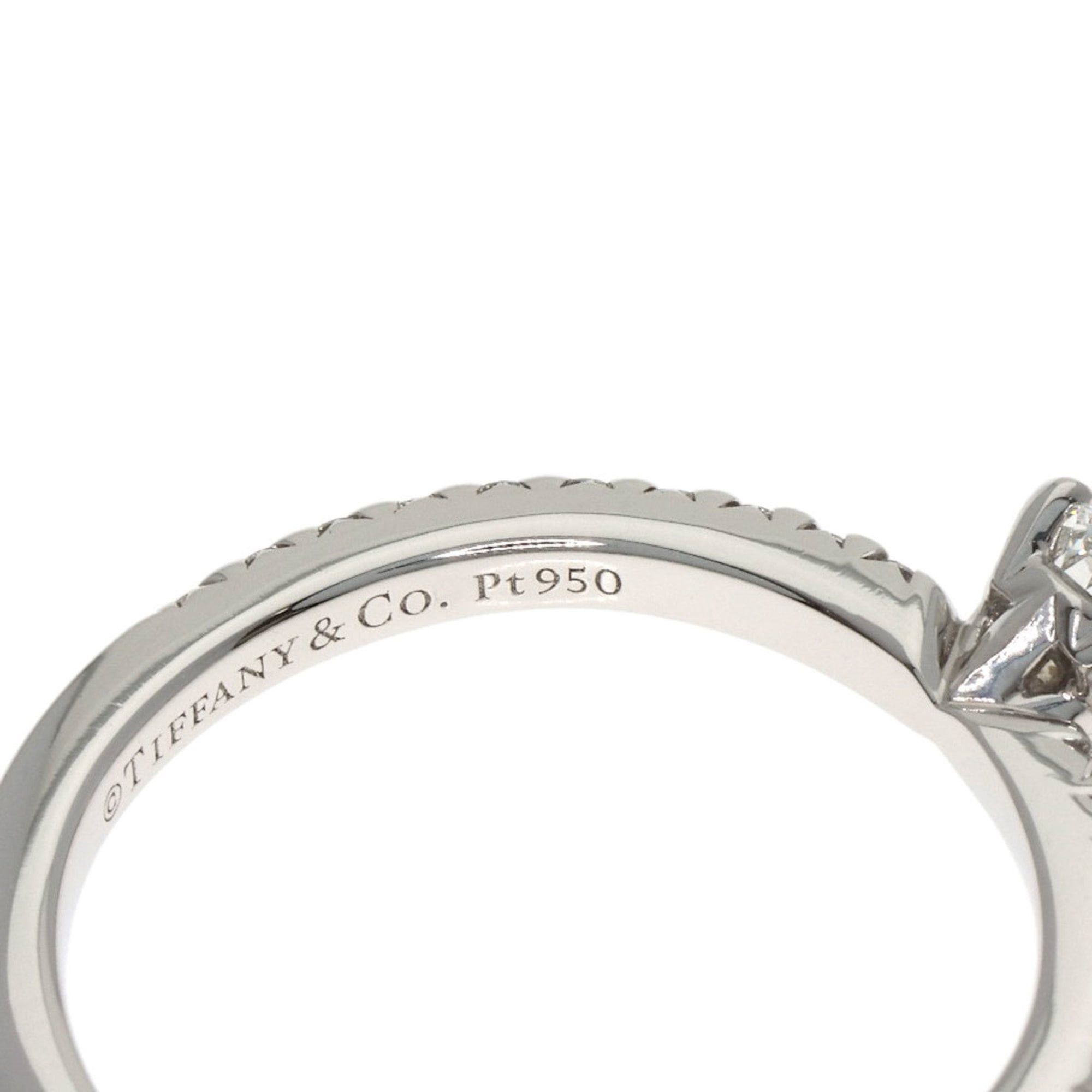 Tiffany & Co. Tiffany & Co. Square Solitaire Diamond Ring, Platinum PT950, Women's. Size ONE SIZE - 5 Thumbnail