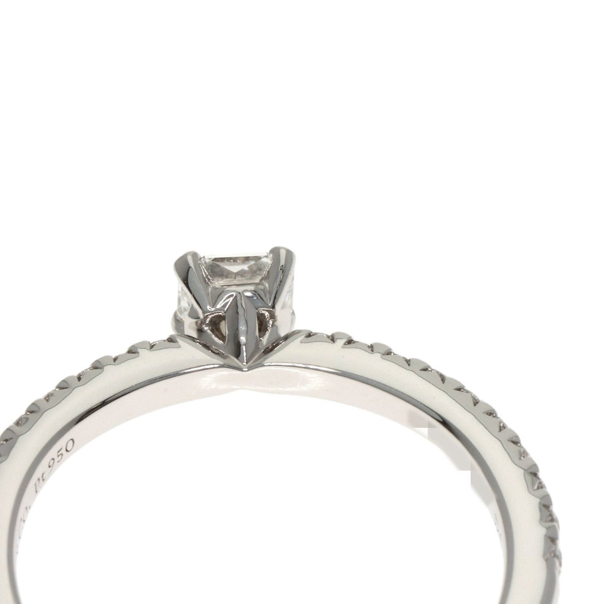 Tiffany & Co. Tiffany & Co. Square Solitaire Diamond Ring, Platinum PT950, Women's. Size ONE SIZE - 8 Thumbnail