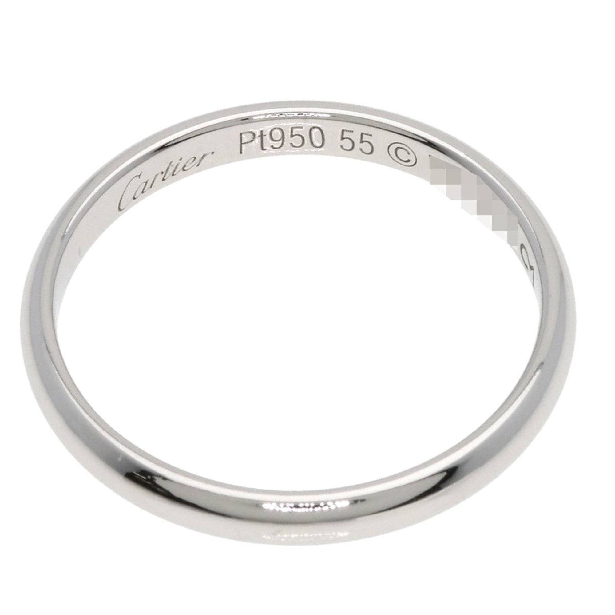 Cartier Cartier Wedding Ring #55, Platinum PT950, Women's, CARTIER Size ONE SIZE - 4 Thumbnail