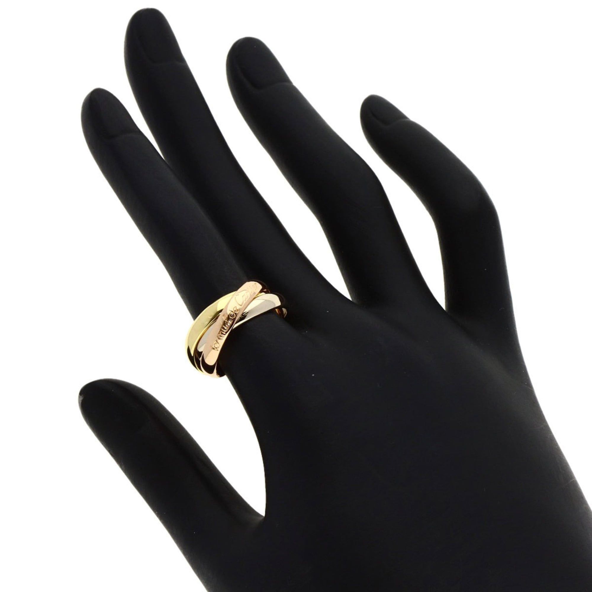 Cartier Cartier Trinity Ring - 18K Yellow Gold/18K White Pink Gold Women's CARTIER Size ONE SIZE - 5 Thumbnail