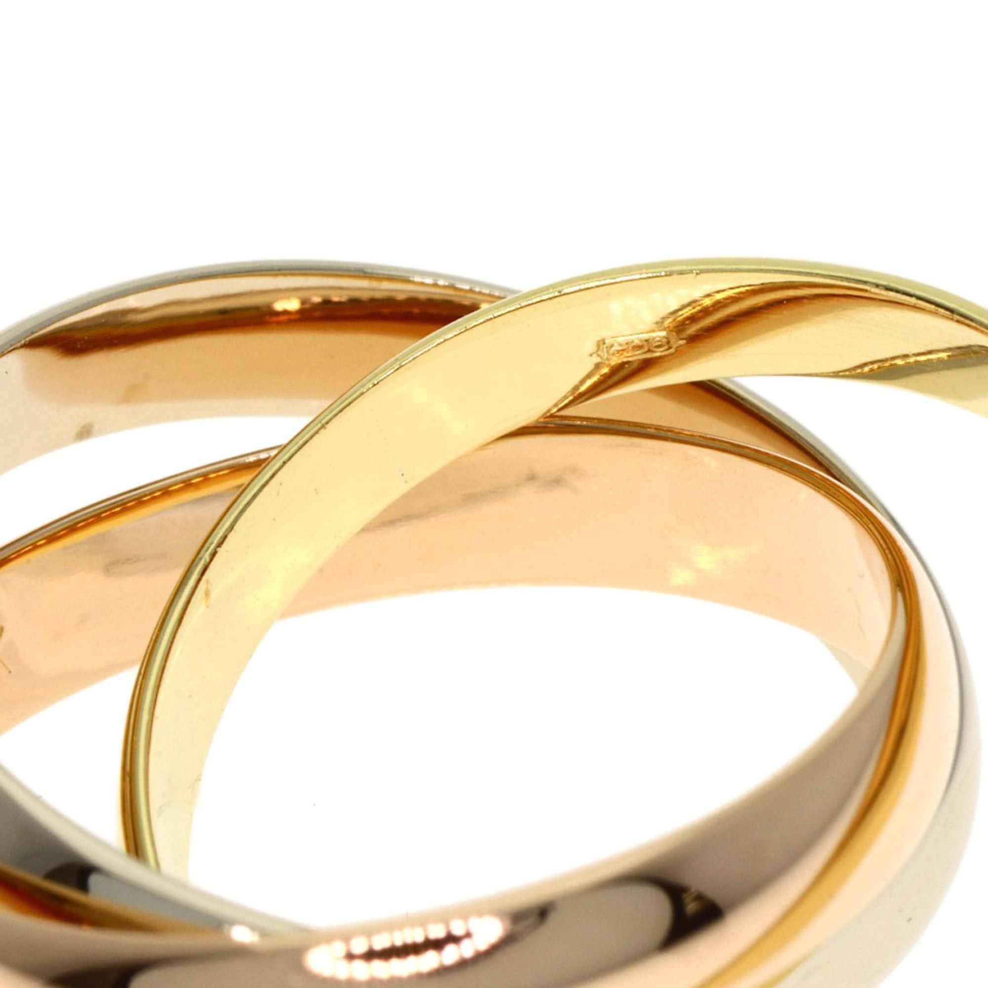 Cartier Cartier Trinity Ring - 18K Yellow Gold/18K White Pink Gold Women's CARTIER Size ONE SIZE - 9 Thumbnail