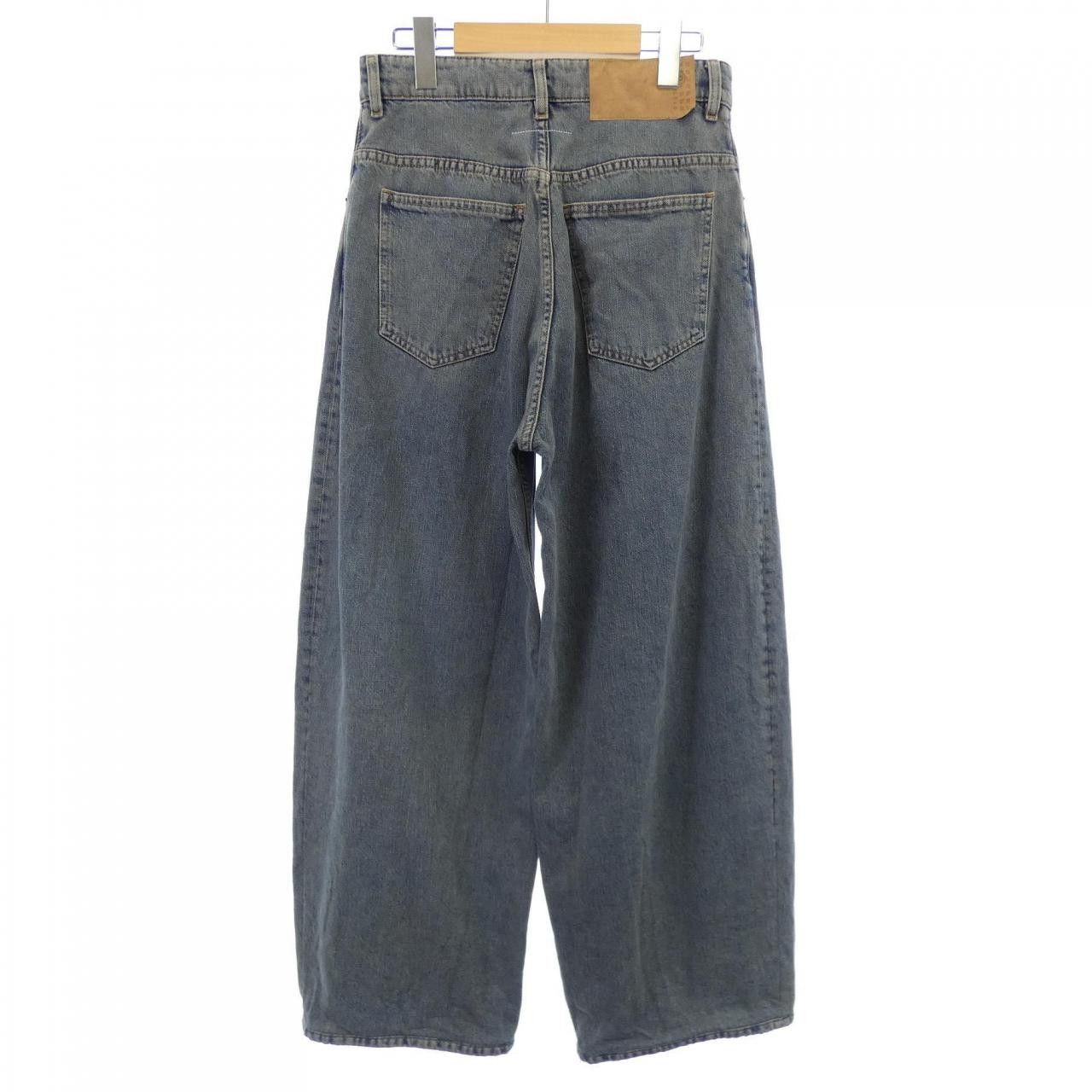 Maison Margiela MM6 Maison Margiela MM6 Wide Leg Jeans Textile Jeans S52LA0264 DUTY FREE for USA Size ONE SIZE - 2 Thumbnail