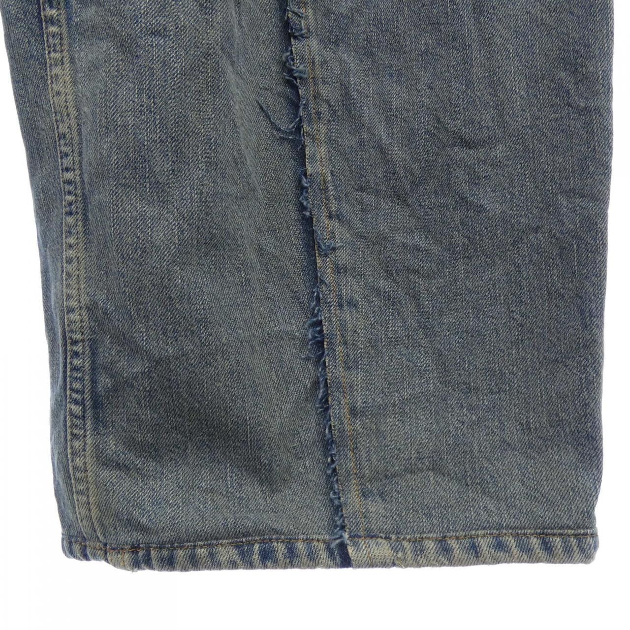 Maison Margiela MM6 Maison Margiela MM6 Wide Leg Jeans Textile Jeans S52LA0264 DUTY FREE for USA Size ONE SIZE - 5 Thumbnail
